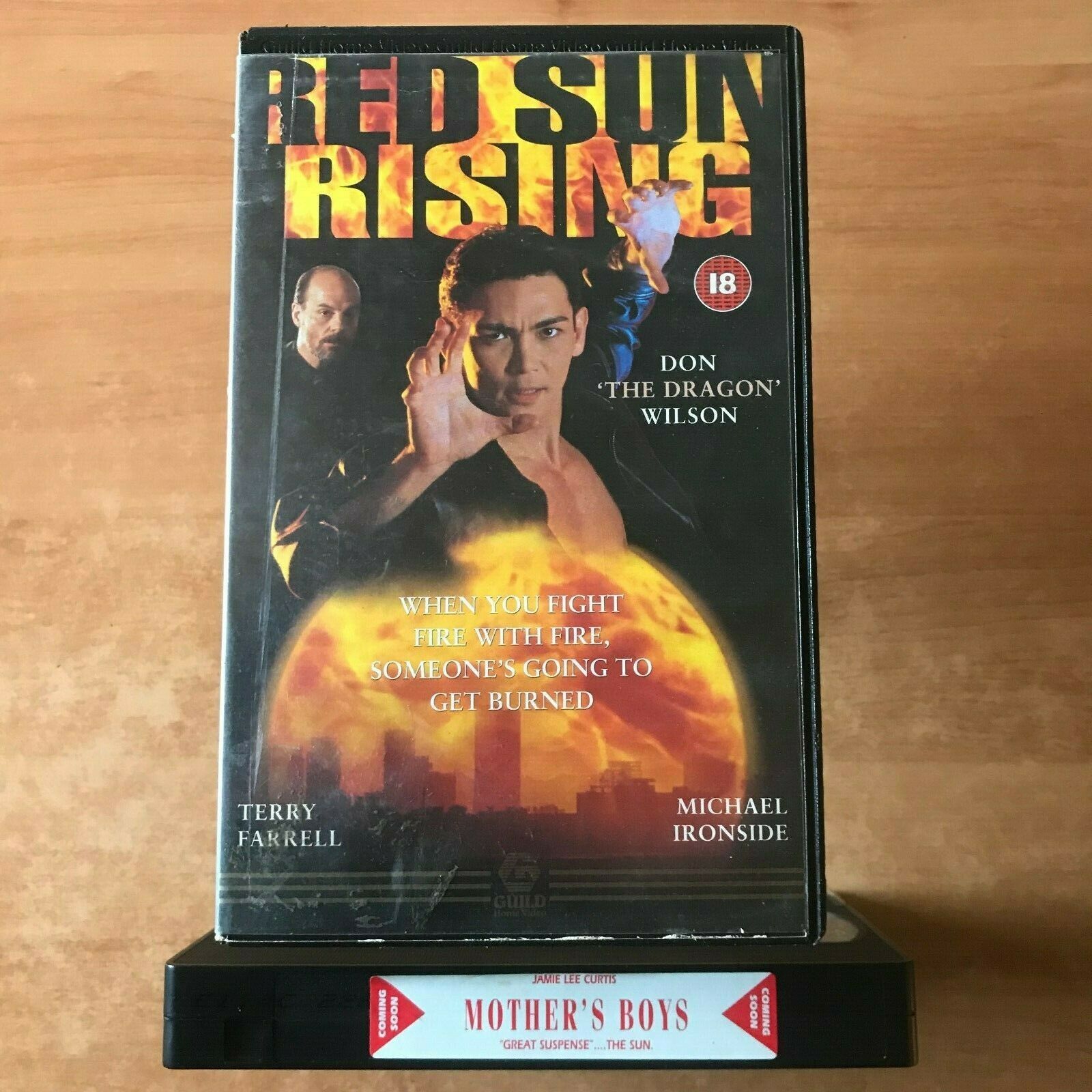 Red Sun Rising (1994); [Guild Home] Large Box - Martial Arts - Don Wilson - VHS-