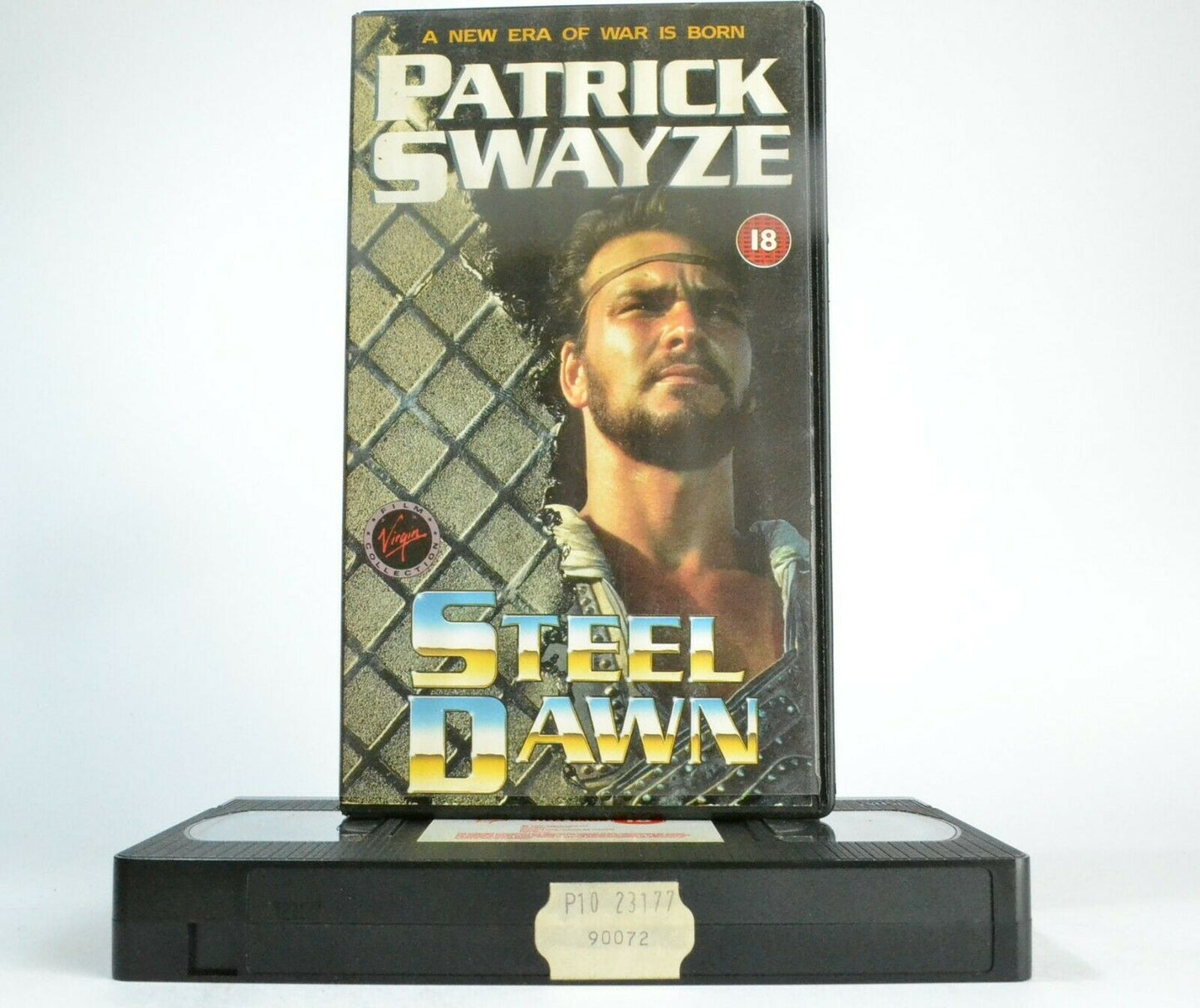 Steel Dawn (1987): "Mad Max" Movie Syle - Sci-Fi Action Virgin - P.Swayze - VHS-