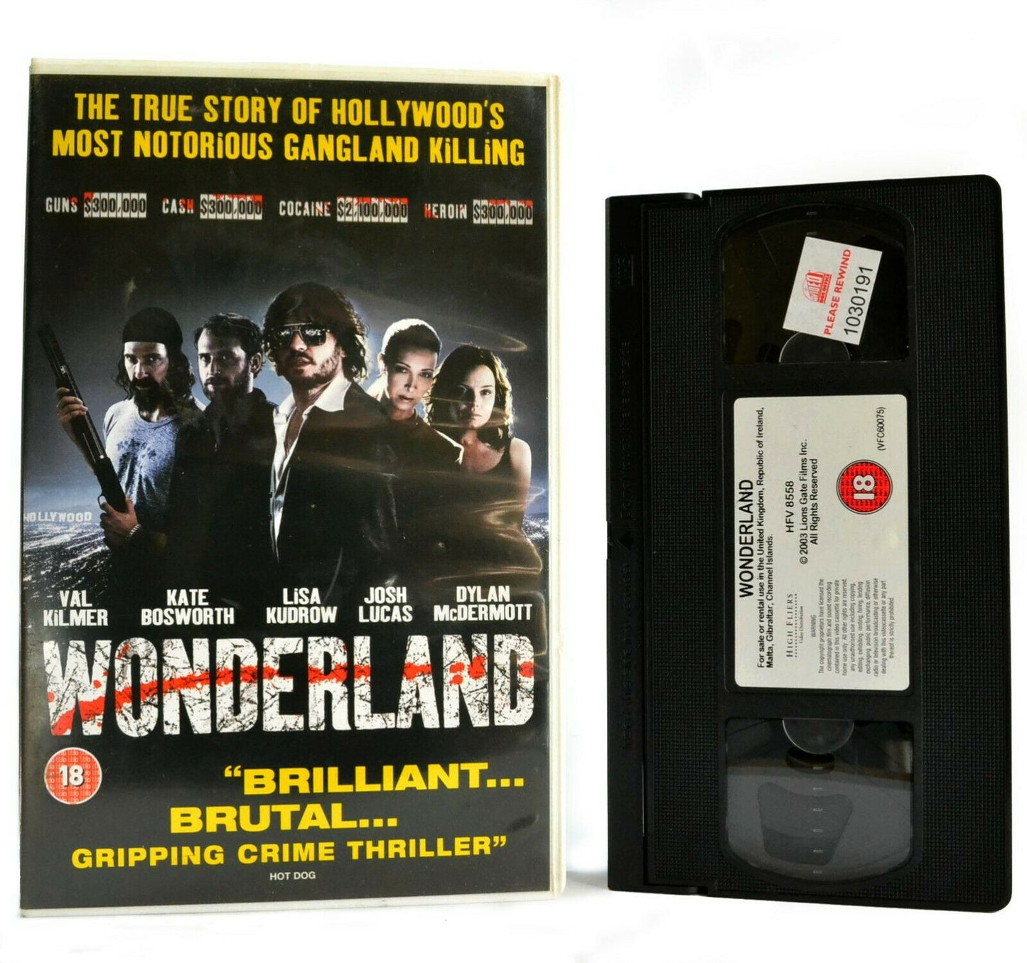 Wonderland: Based On True Events - Thriller (2003) - Large Box - Ex-Rental - VHS-