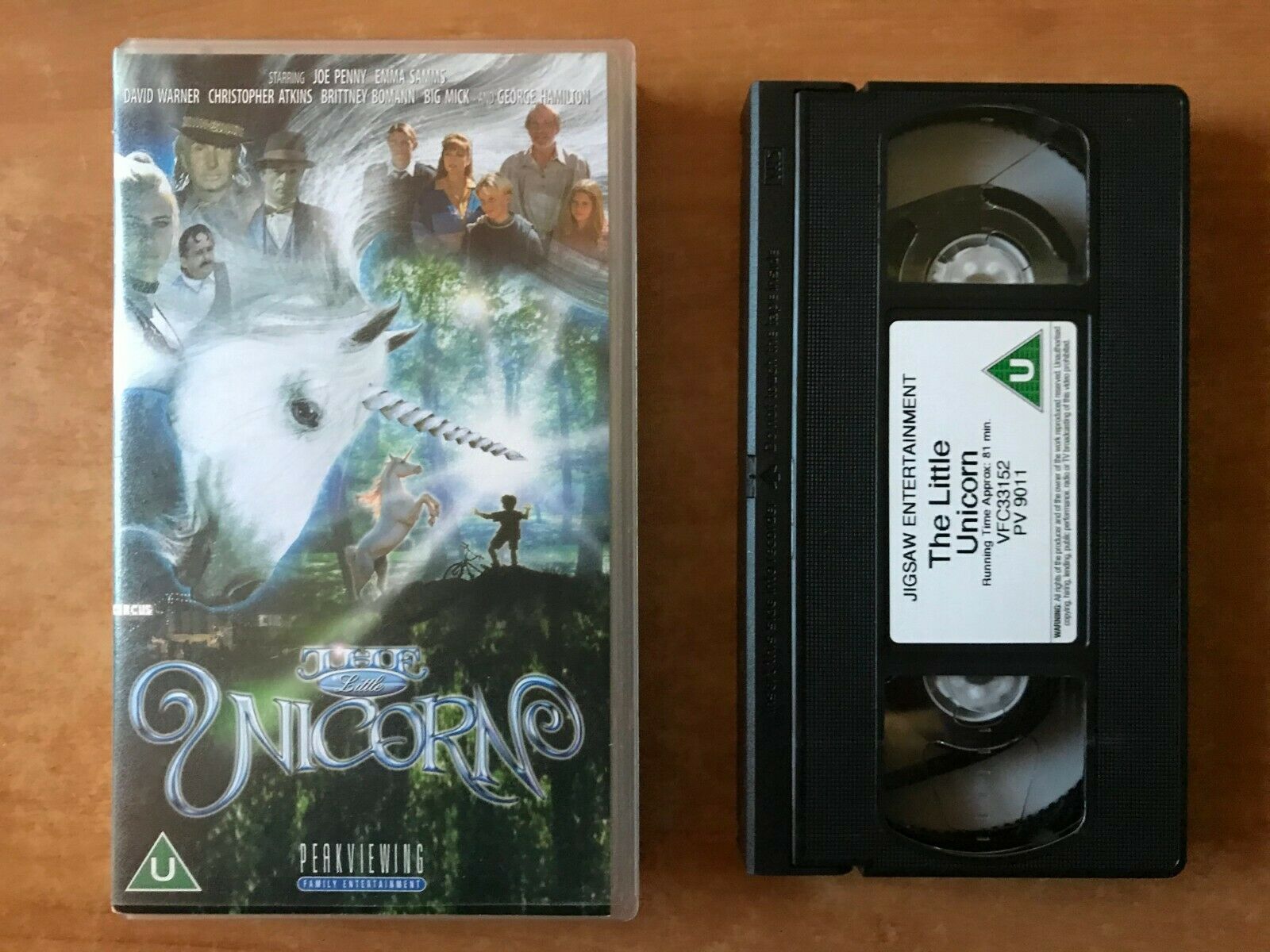 The Little Unicorn (1998): Fantasy Adventure [Joe Penny] Children's - Pal VHS-