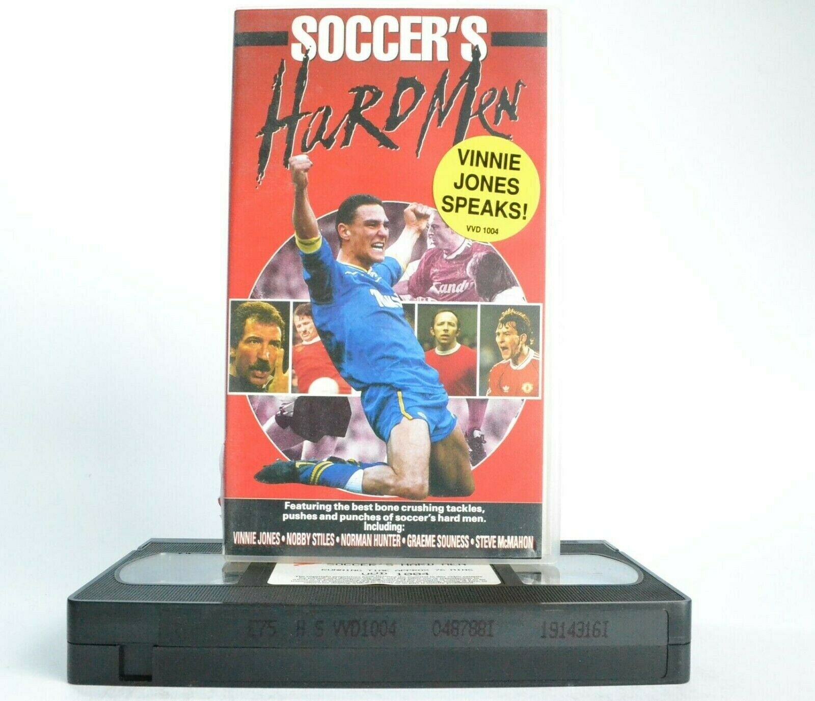 Soccer's Hard Men - Vinnie Jones - Norman Hunter - Peter Storey - Sports - VHS-