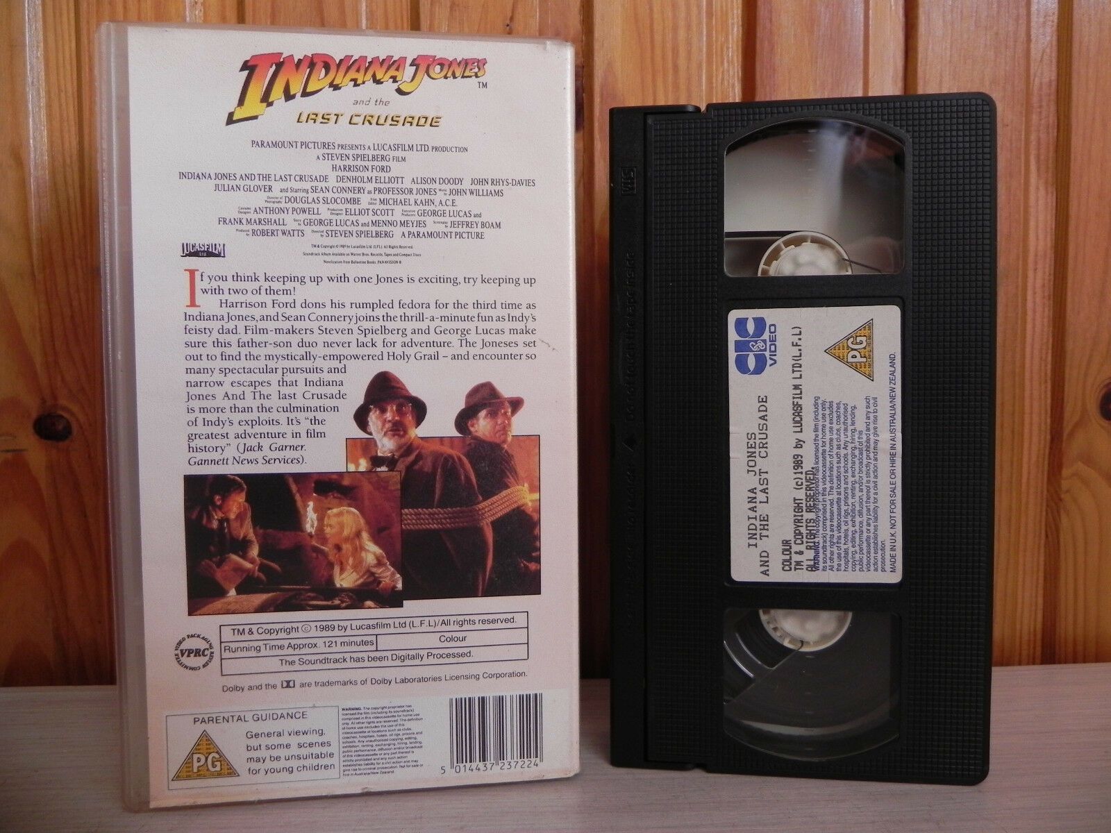 Indiana Jones [Last Crusade]: (1989) Occult Action - Harrison Ford - Pal VHS-
