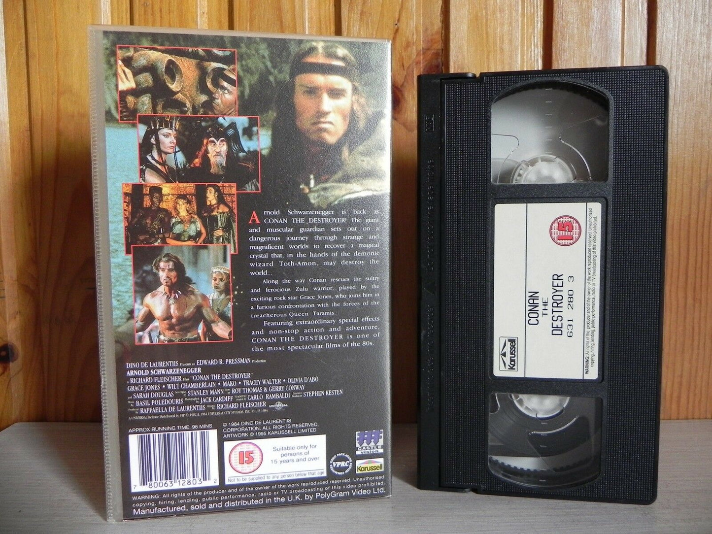 Conan - The Destroyer - 4Front Video Release - Arnold Schwarzenegger - Pal VHS-