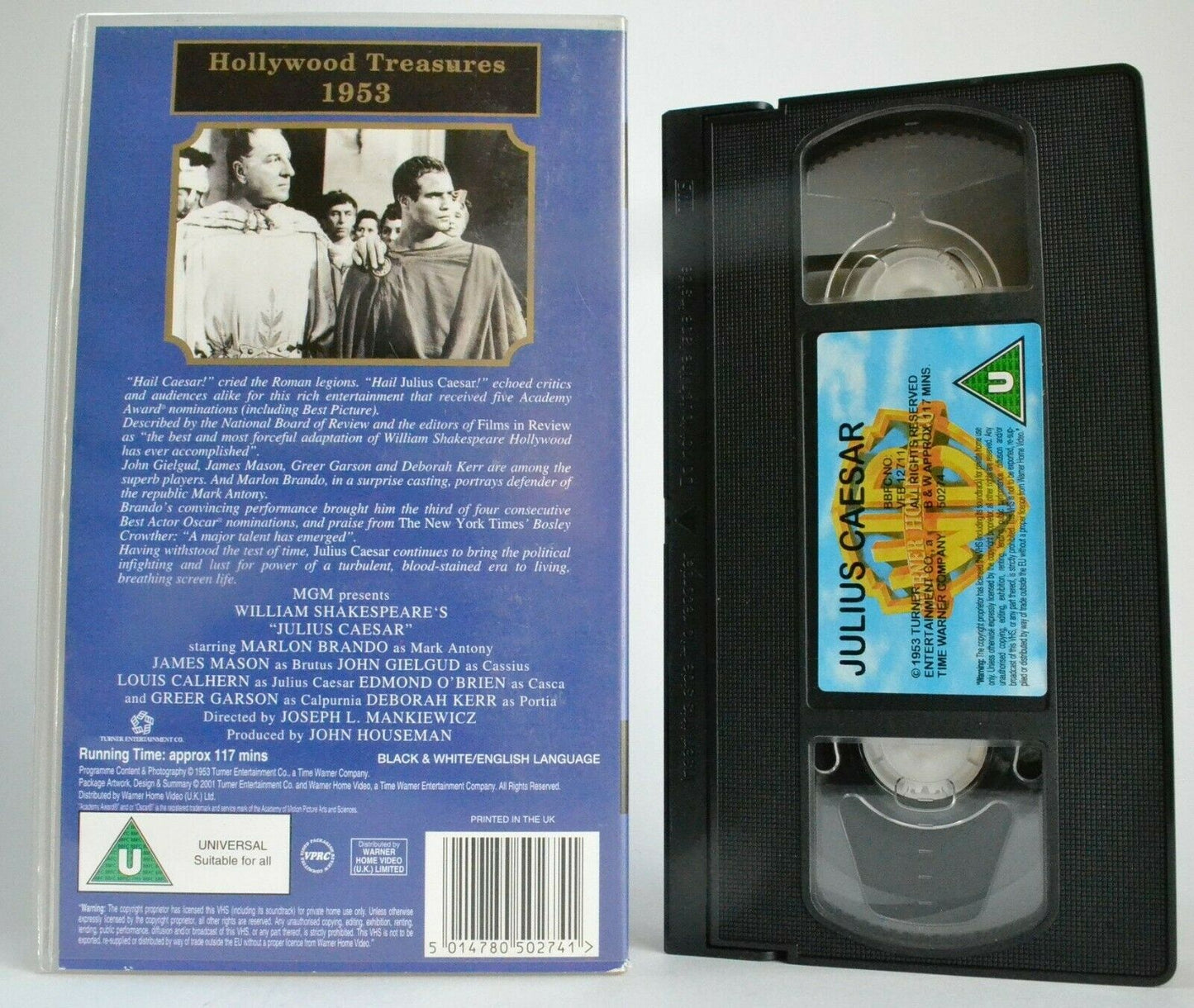 Julius Caesar; [Hollywood Treasures]: Historical Drama - Marlon Brando - Pal VHS-
