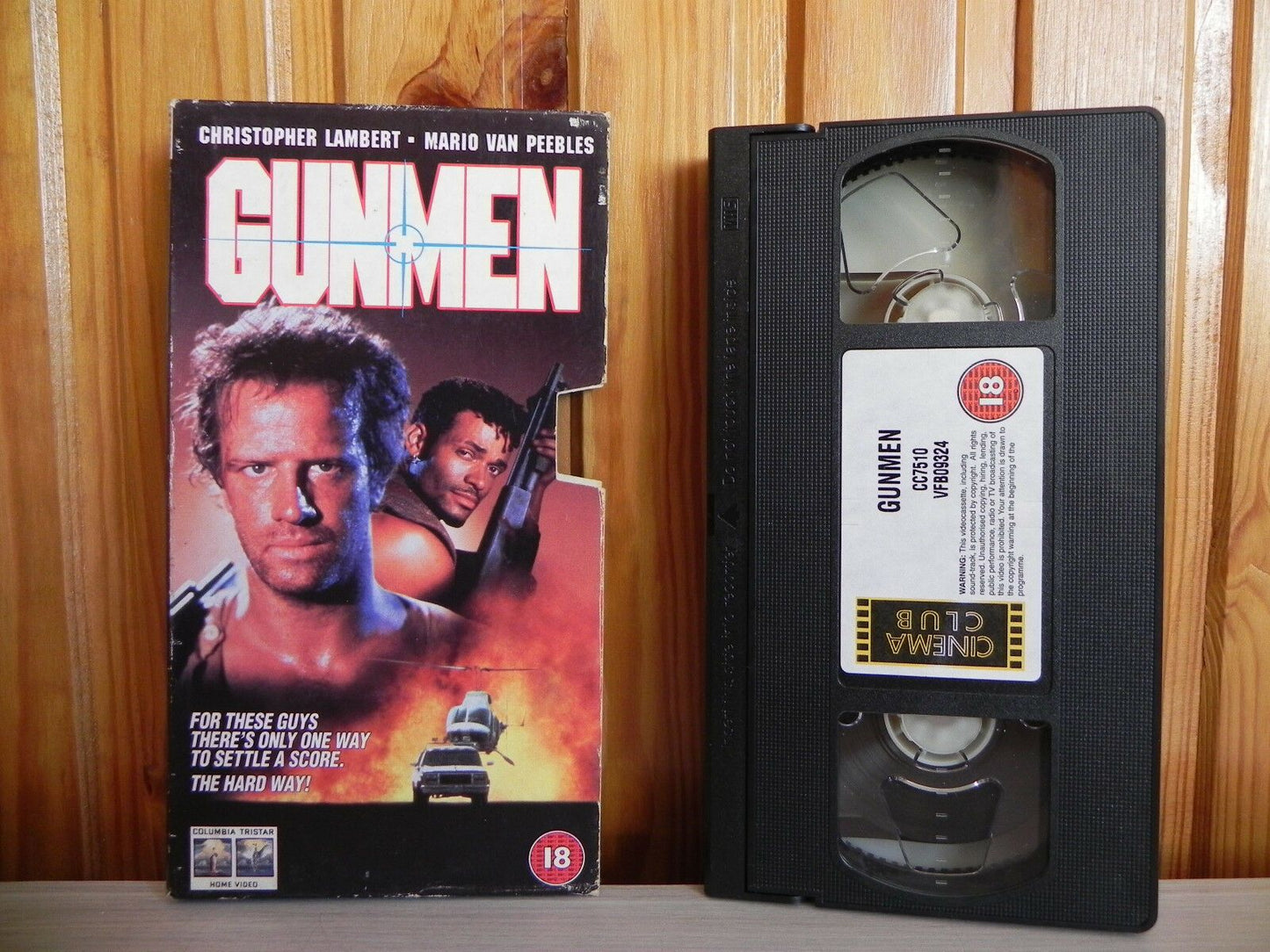 Gunmen - Carton - Christopher Lambert - Mario Van Peebles - Action - Pal VHS-