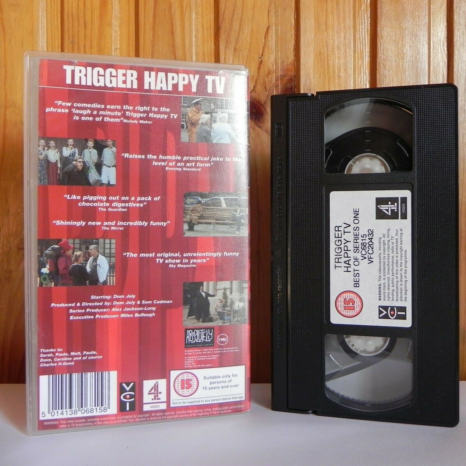Trigger Happy TV - Best Of The Series One - Rare Footage - TV Show - Pal VHS-