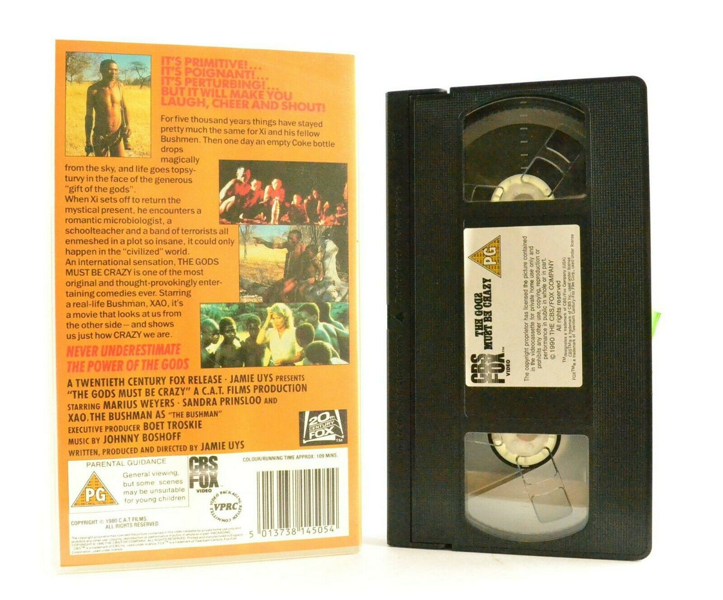 The Gods Must Be Crazy: Film By J.Uys - South African Comedy (1980) - Pal VHS-