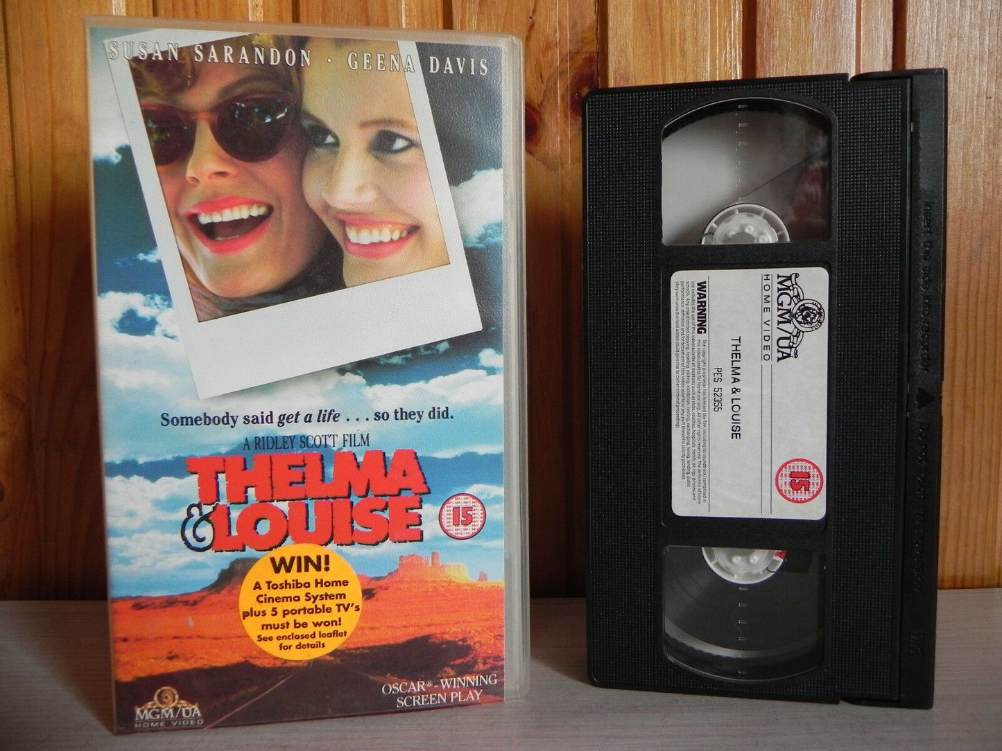 Thelma & Louise - MGM/UA - Drama - Susan Sarandon - Geena Davis - Pal VHS-