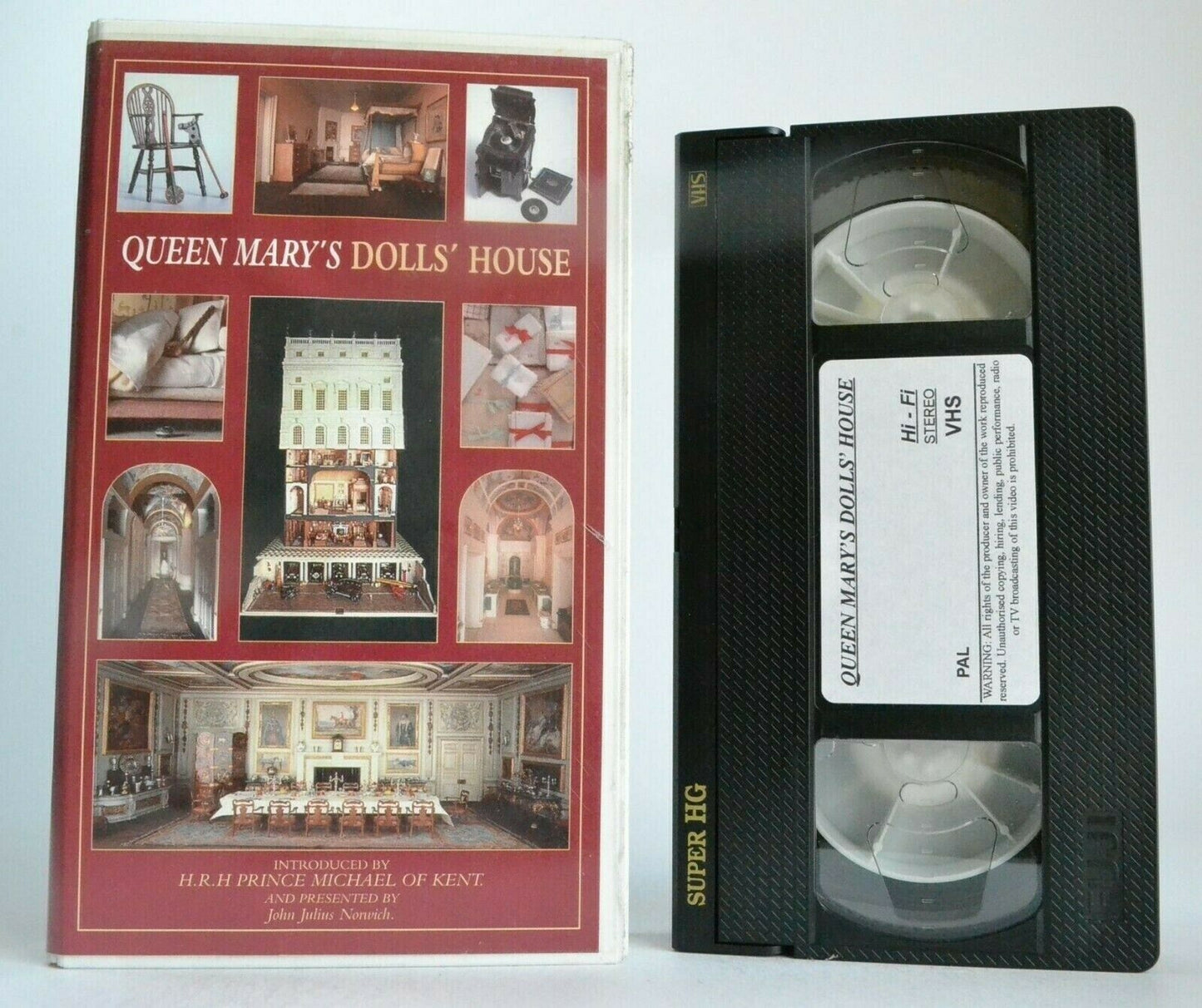 Queen Mary's Dolls' House: By John Julius Norwich - Stately Home Design - VHS-