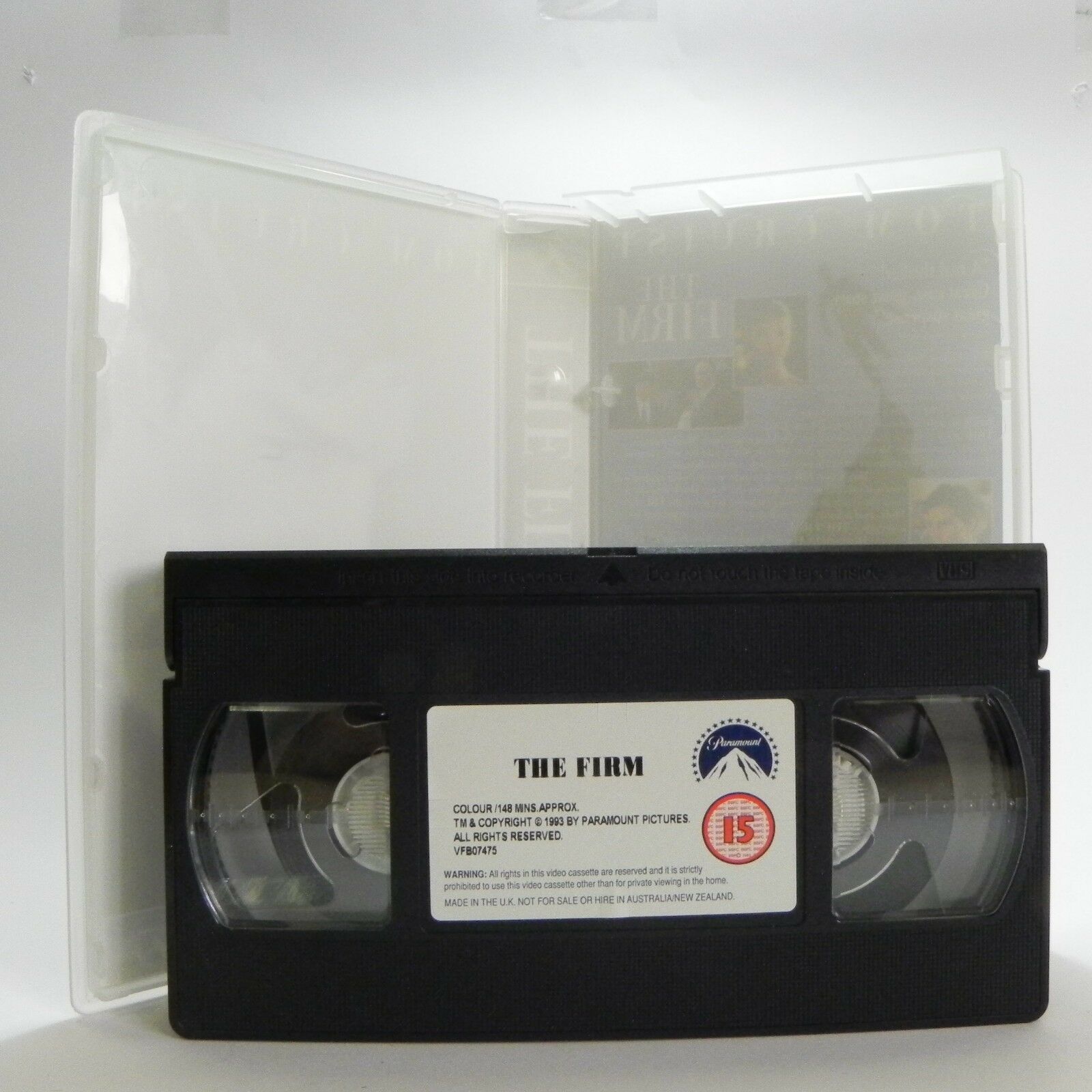 The Firm: S.Pollack Film - Thriller (1993) - Great Suspense - T.Cruise - VHS-
