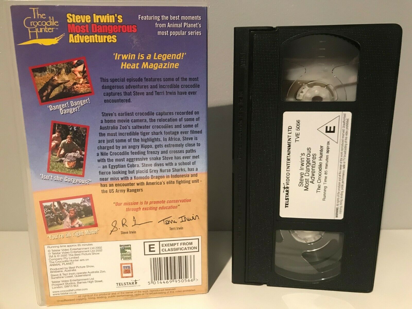 The Crocodile Hunter [Steve Irwin] - Nile Crocodile - Animal Planet - Pal VHS-