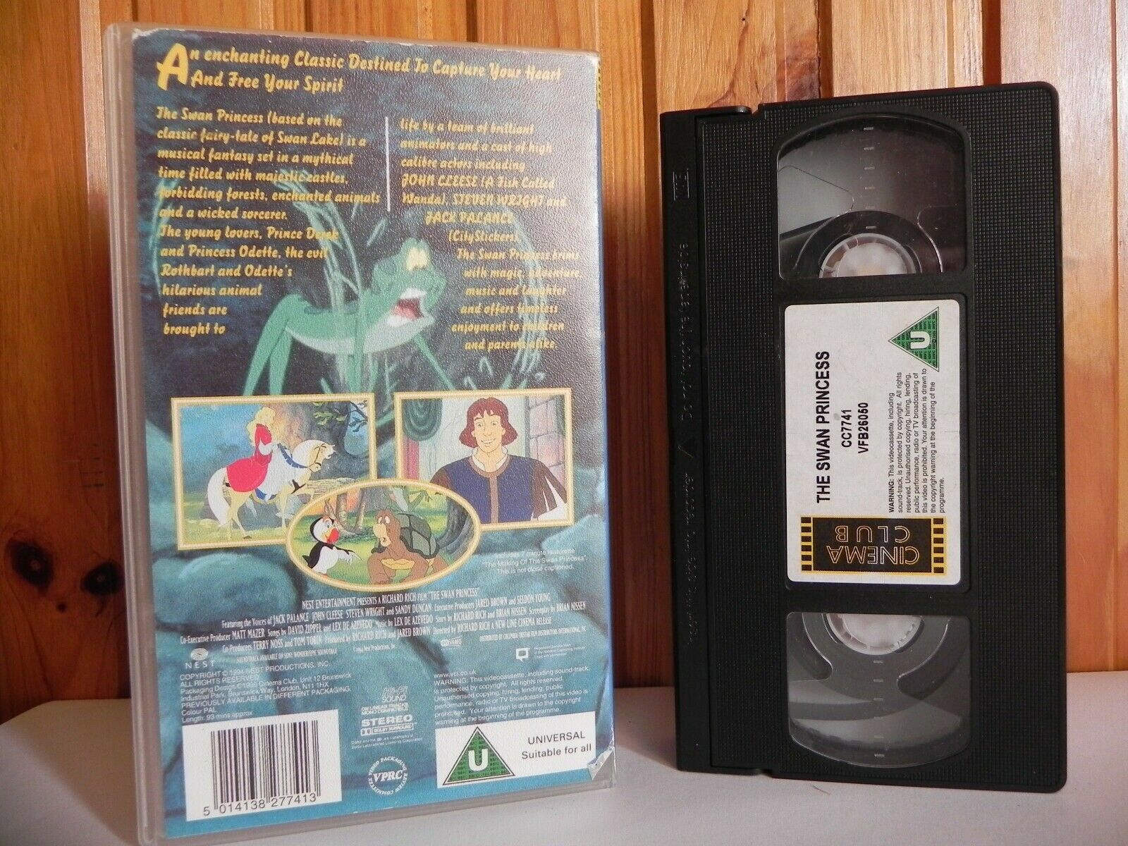 The Swan Princess - Animated - Musical Fantasy - Adventure - Children's - VHS-