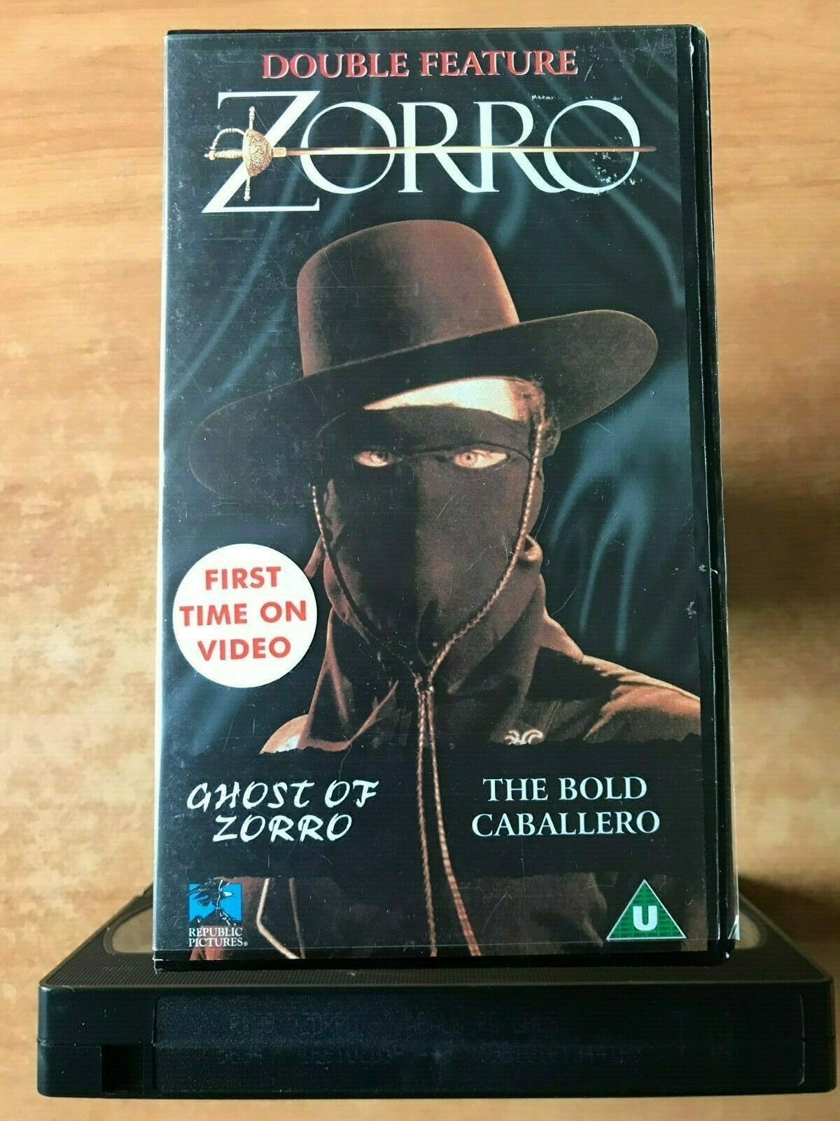 Ghost Of Zorro / The Bold Caballero (Double Feature) Action [Clayton Moore] VHS-