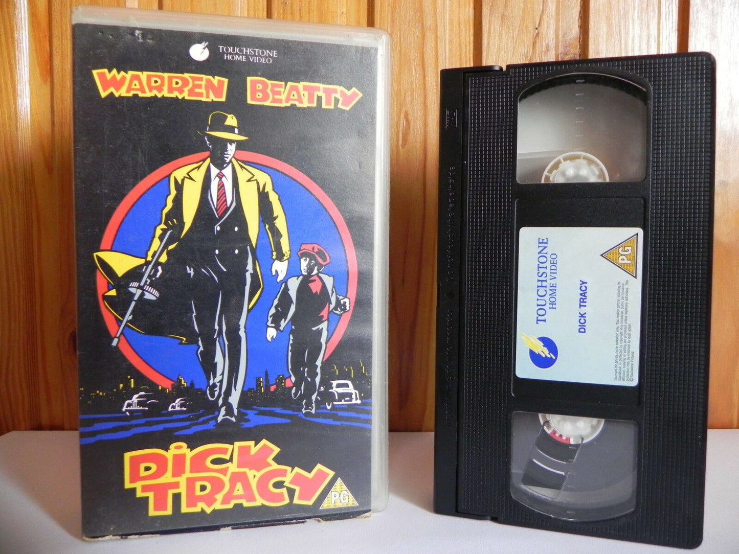 Dick Tracy - Touchstone - Action - Adventure - Warren Beatty - Madonna - Pal VHS-