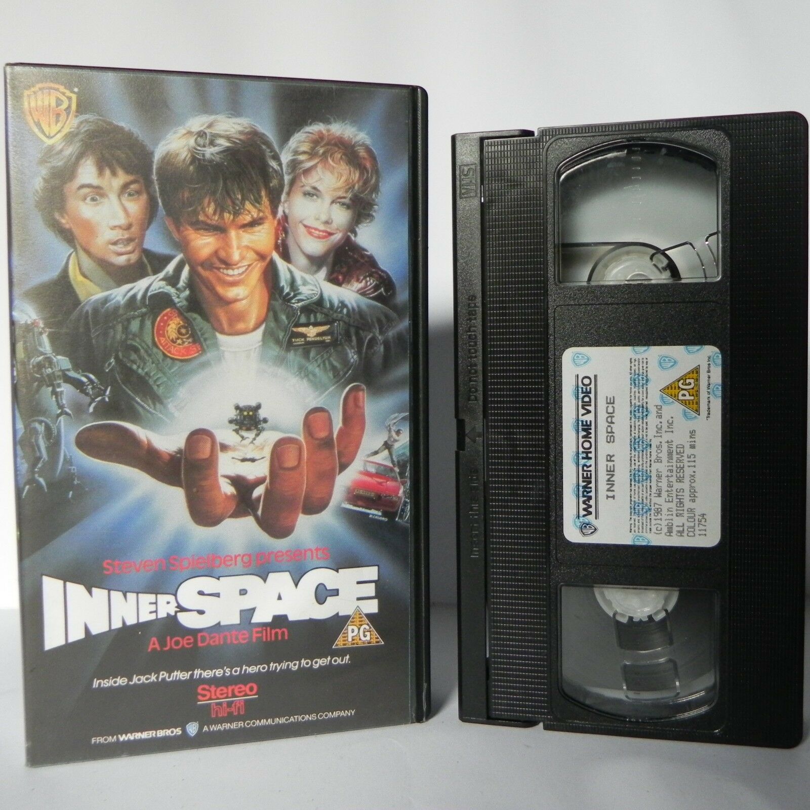 Innerspace - (1987) Warner - Space Adventure - Steven Spielberg Presents - VHS-