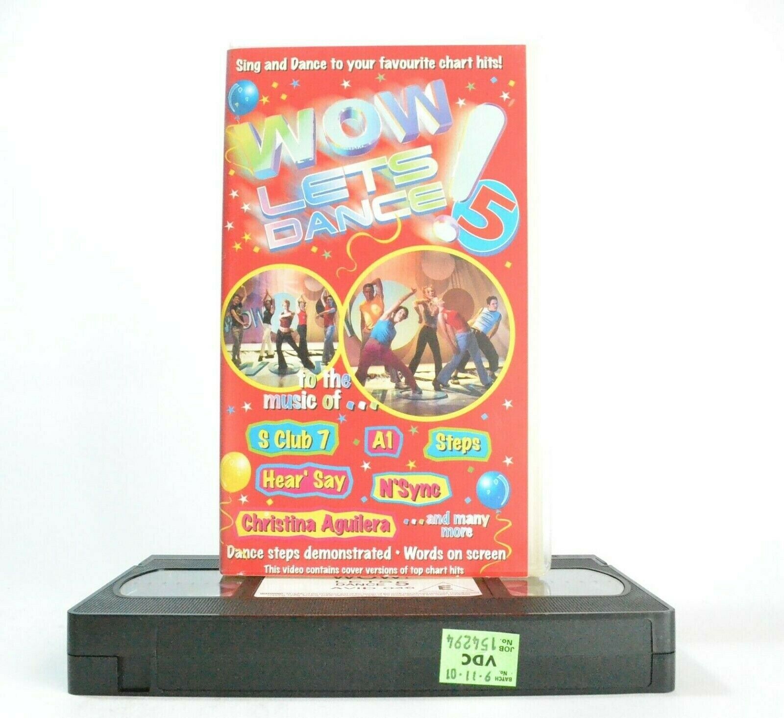 Wow! Lets Dance 5 - Sing And Dance To Chart Hits - N'Sync - S Club 7 - Pal VHS-