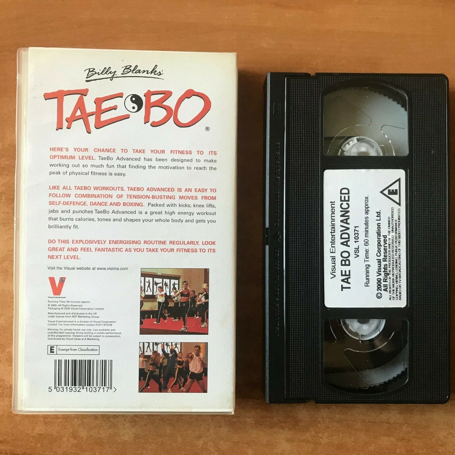 Tae Bo Advanced; [Billy Blanks] Self Defence - Dance - Boxing - Fitness - VHS-