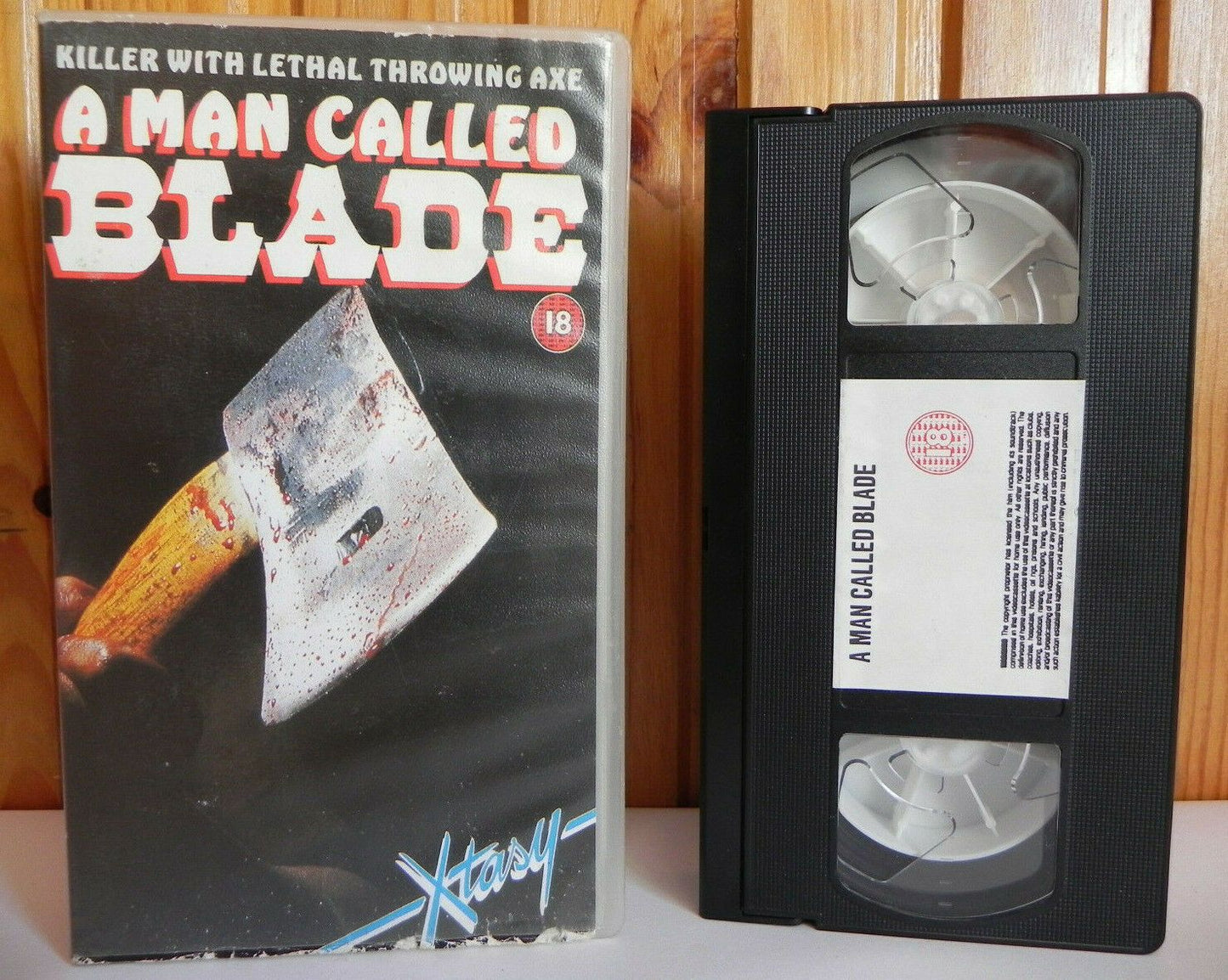 MANNAJAA: Man Called Blade - Xtasy - Western Thriller - Maurizio Merli - VHS-