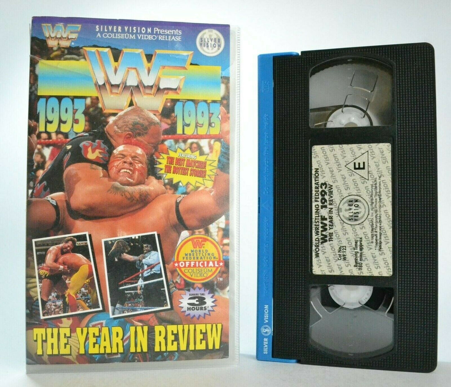 WWF 1993: The Year In Review - Wrestling - Yokozuna - Razor Ramor - Pal VHS-