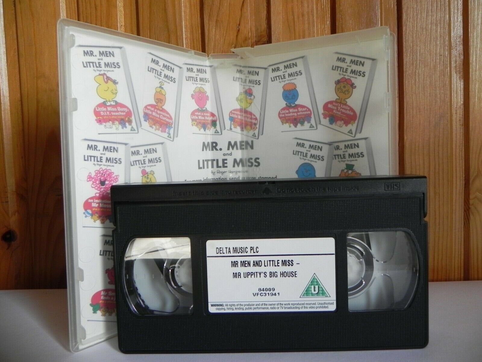 Mr Men And Little Miss: Uppity's Big House (Vintage Animation) Children's - VHS-
