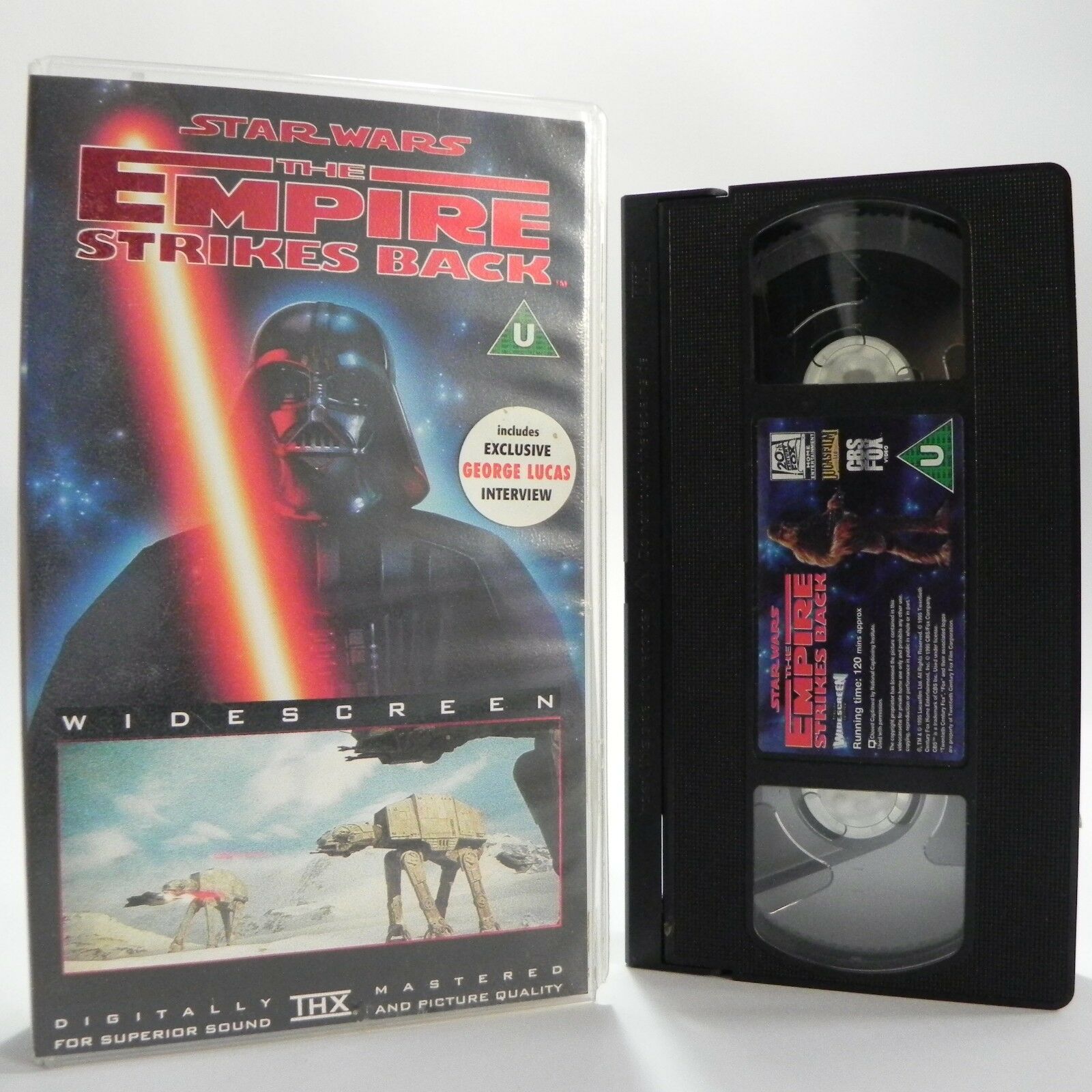The Empire Strikes Back: Star Wars 5 - (1980) Sci-Fi - Widescreen - Pal VHS-