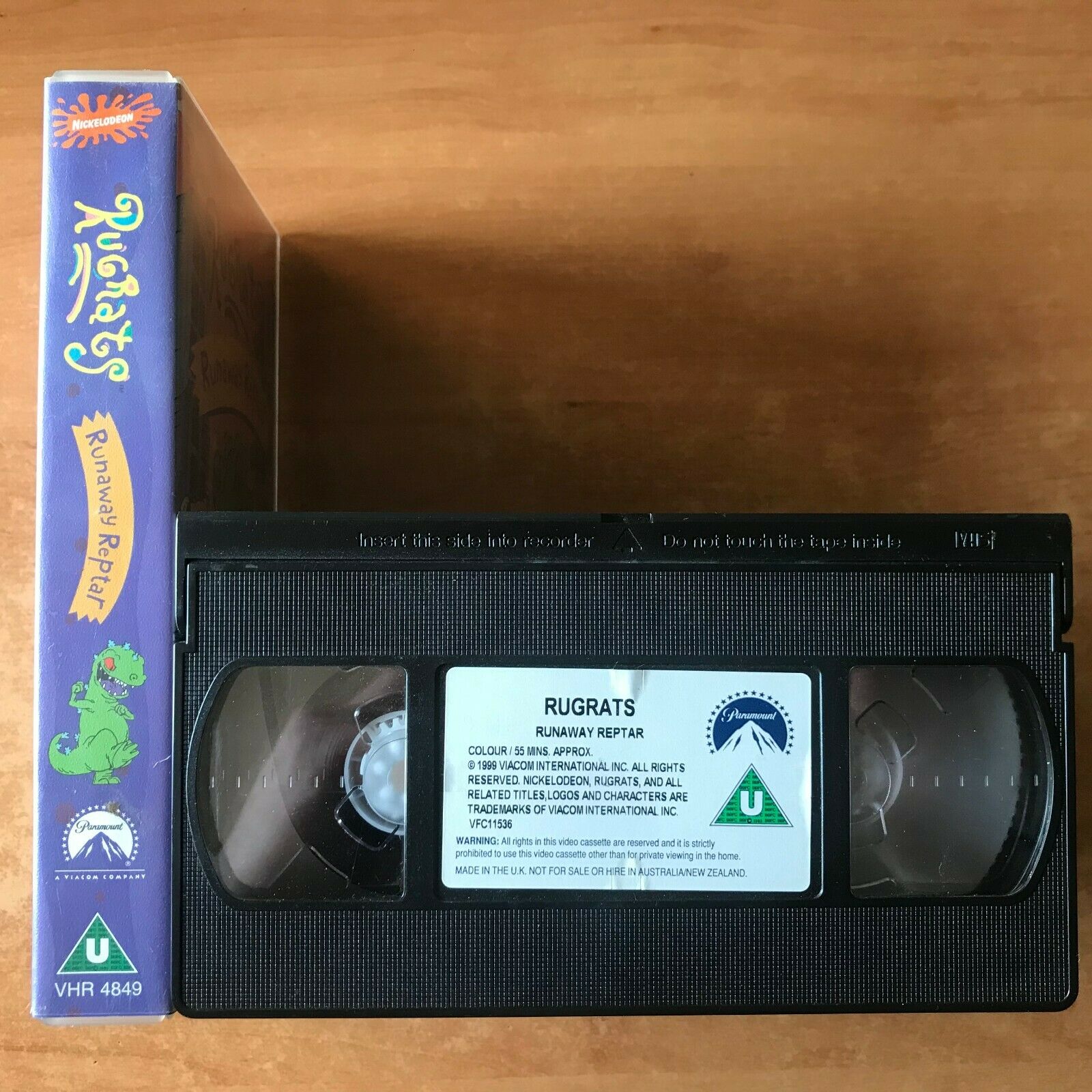 Rugrats: Runaway Reptar; [Nickelodeon] Arlene Klasky - Animated - Kids - Pal VHS-