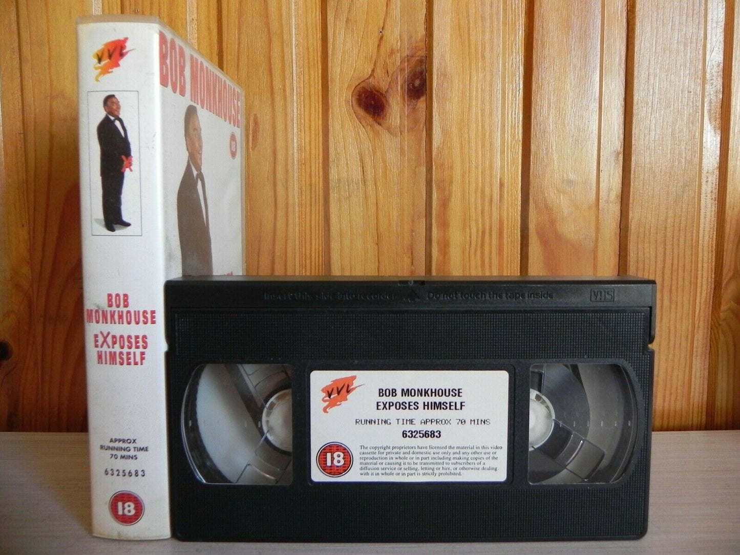 Bob Monkhouse - Exposes Himself - The Master Of Stand-Up - Comedy - Pal VHS-