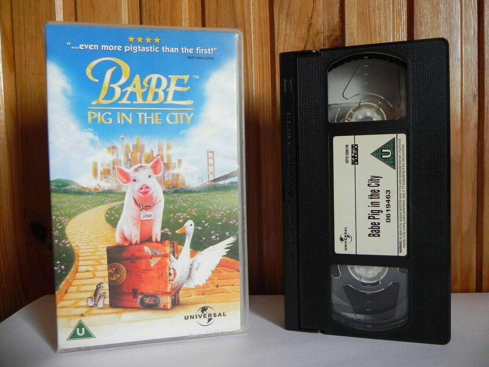 Babe: Pig In The City - Universal - Family - Adventure - Children's - Pal VHS-