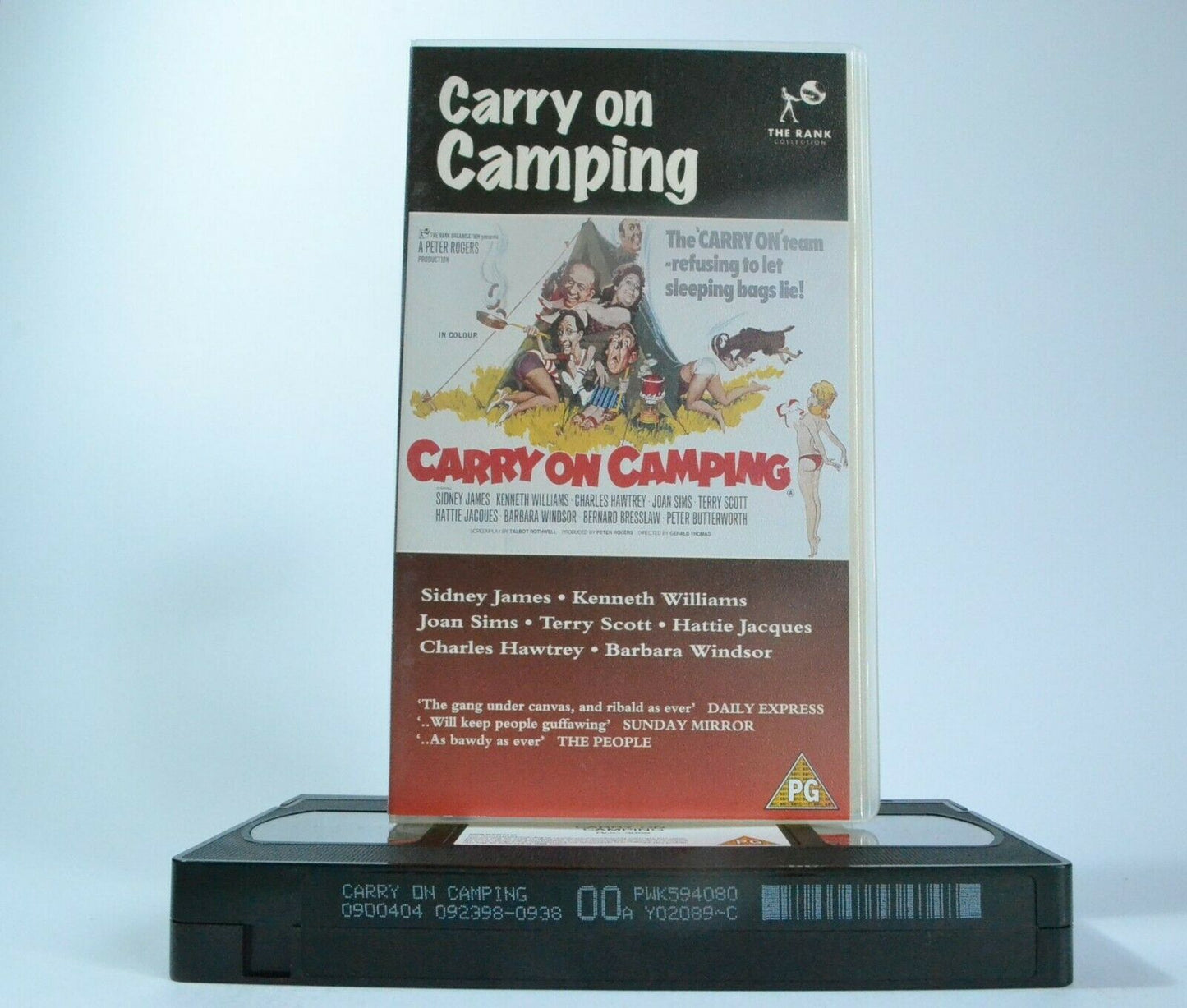 Carry On Camping (1969): Summer Comedy - Sidney James / Joan Sims - Pal VHS-