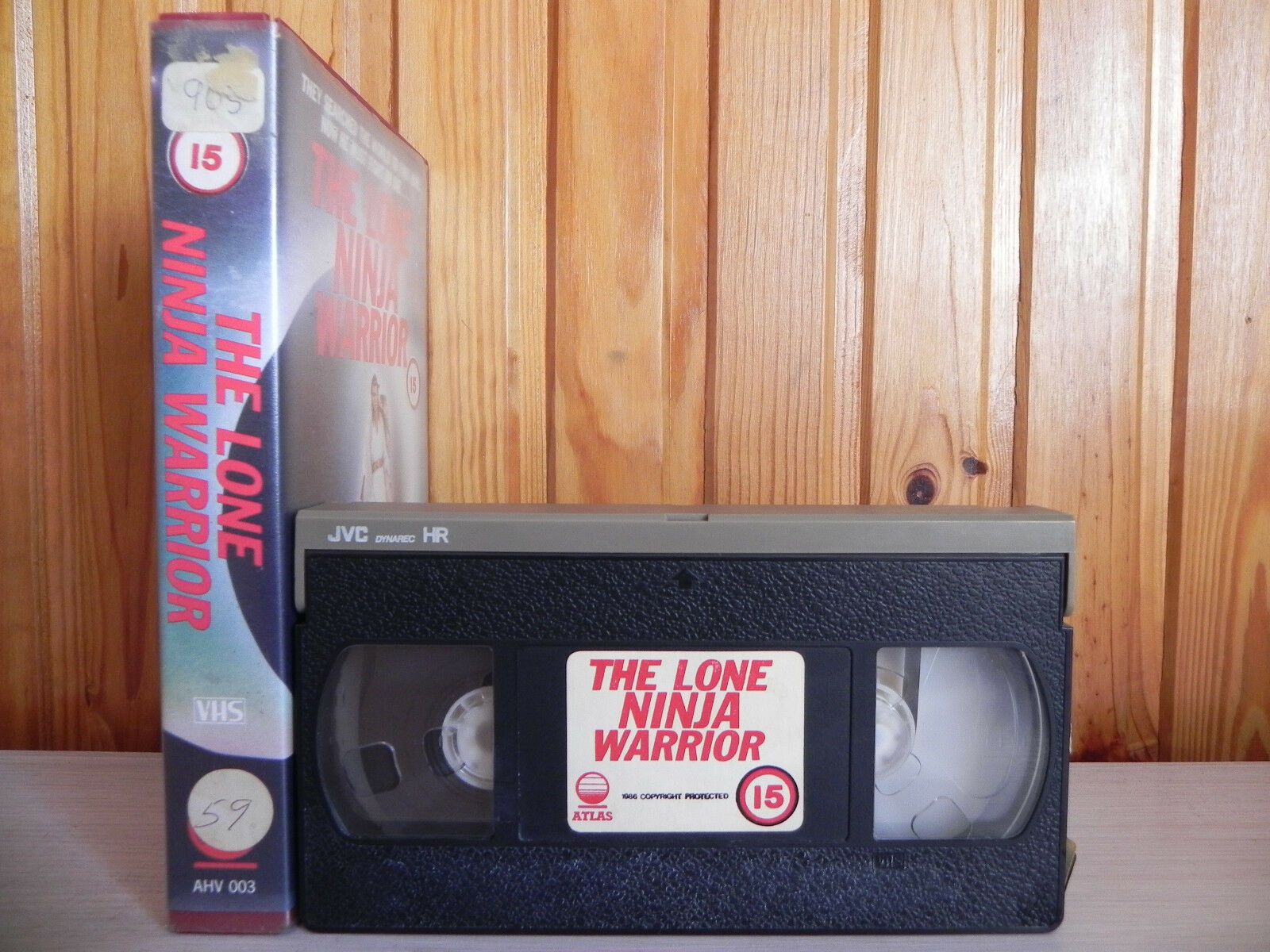 Lone Ninja Warrior - Atlas Big Box - Chen Hsing - Tien Peng - Pre-Cert - Pal VHS-