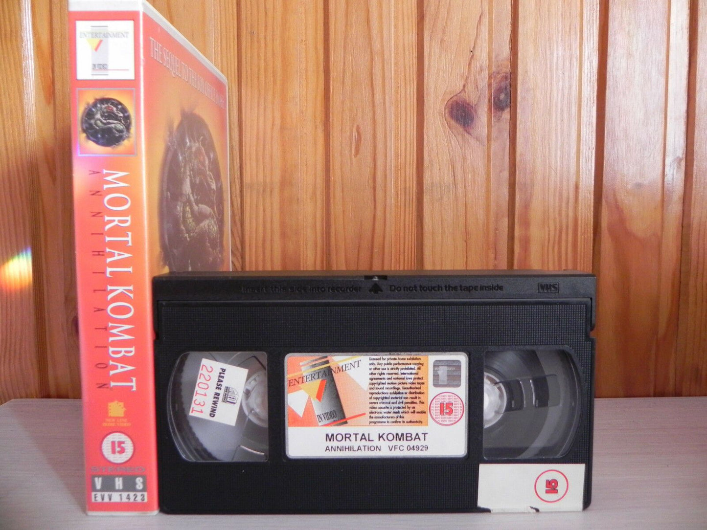 Mortal Kombat - Annihilation - Big Box - Rare Sequel - Pre-Cert - Action - VHS-