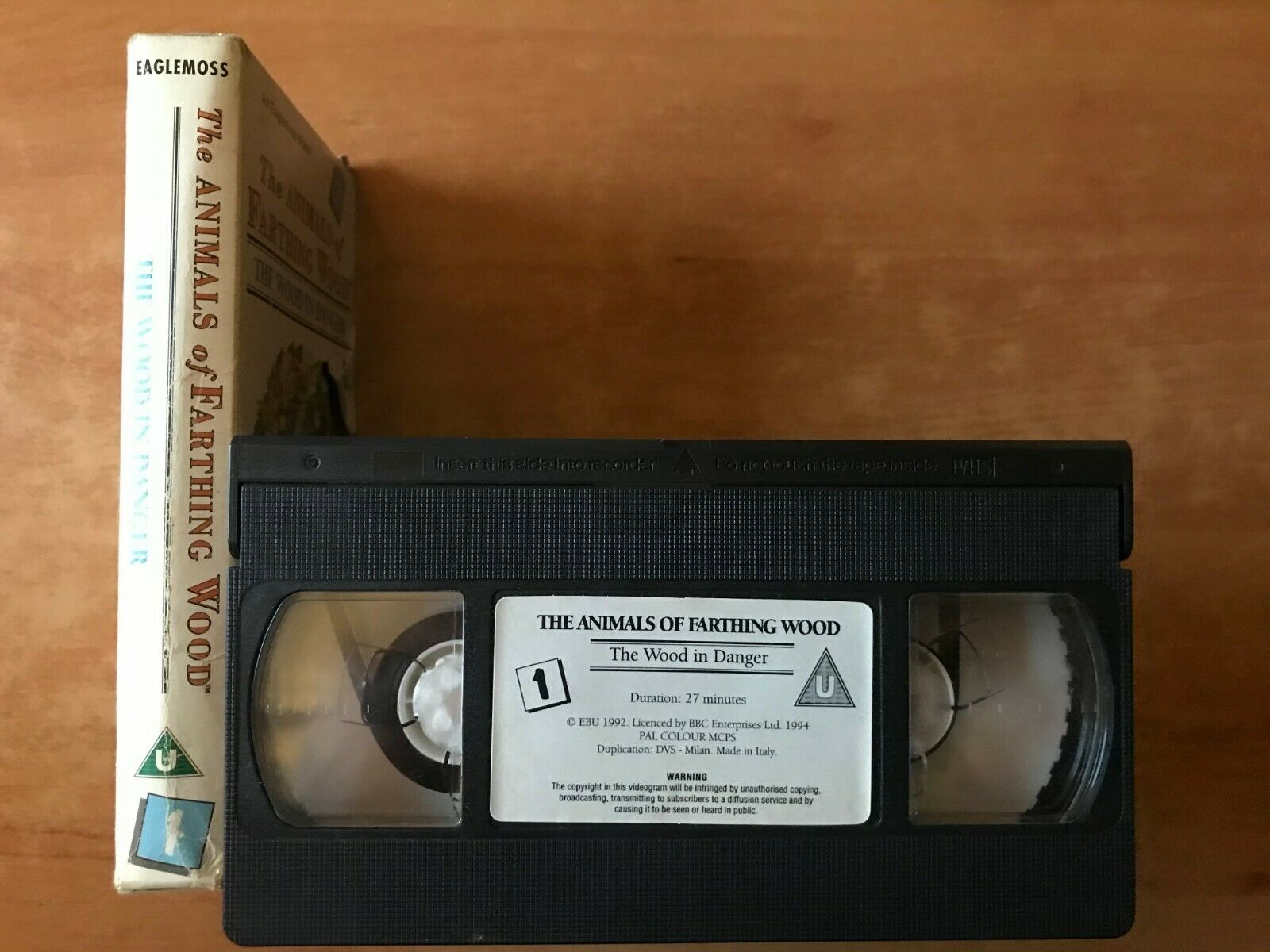 The Animals Of Farthing Wood: The Wood In Danger; [Colin Dann] Kids - Pal VHS-