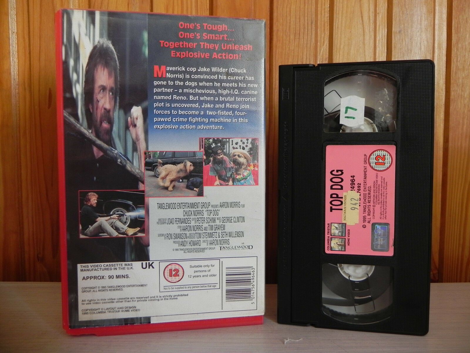 Top Dog - Action Adventure - Explosive - Original Chuck Norris - Big-Box - VHS-
