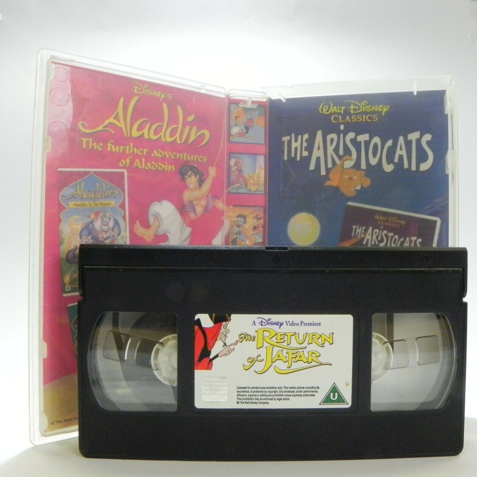 The Return Of Jafar - Disney - Alladin's Adventures - Animated - Kids - Pal VHS-