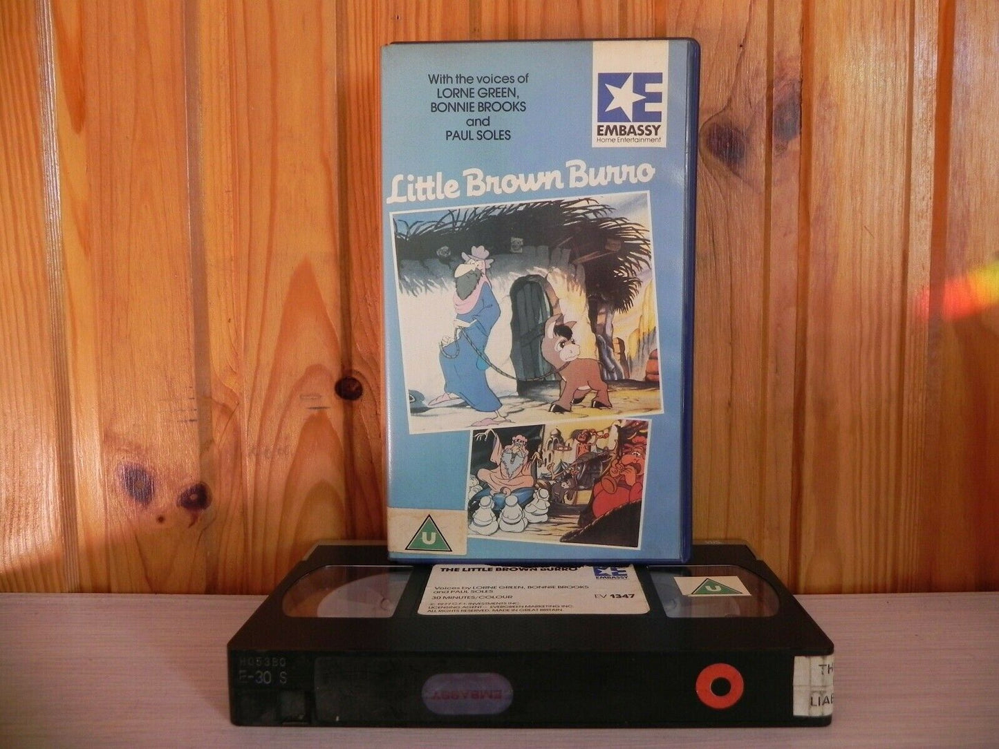 Little Brown Burro - Pre-Cert Video - Embassy - Lornie Green/Bonnie Brooks - VHS-