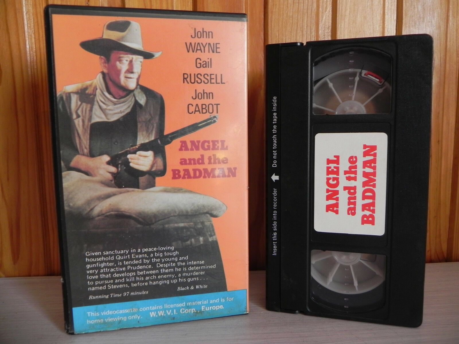 John Wayne - Angel And The Badman - 1947 - WWVI Corporation - Pre-Cert - Pal VHS-