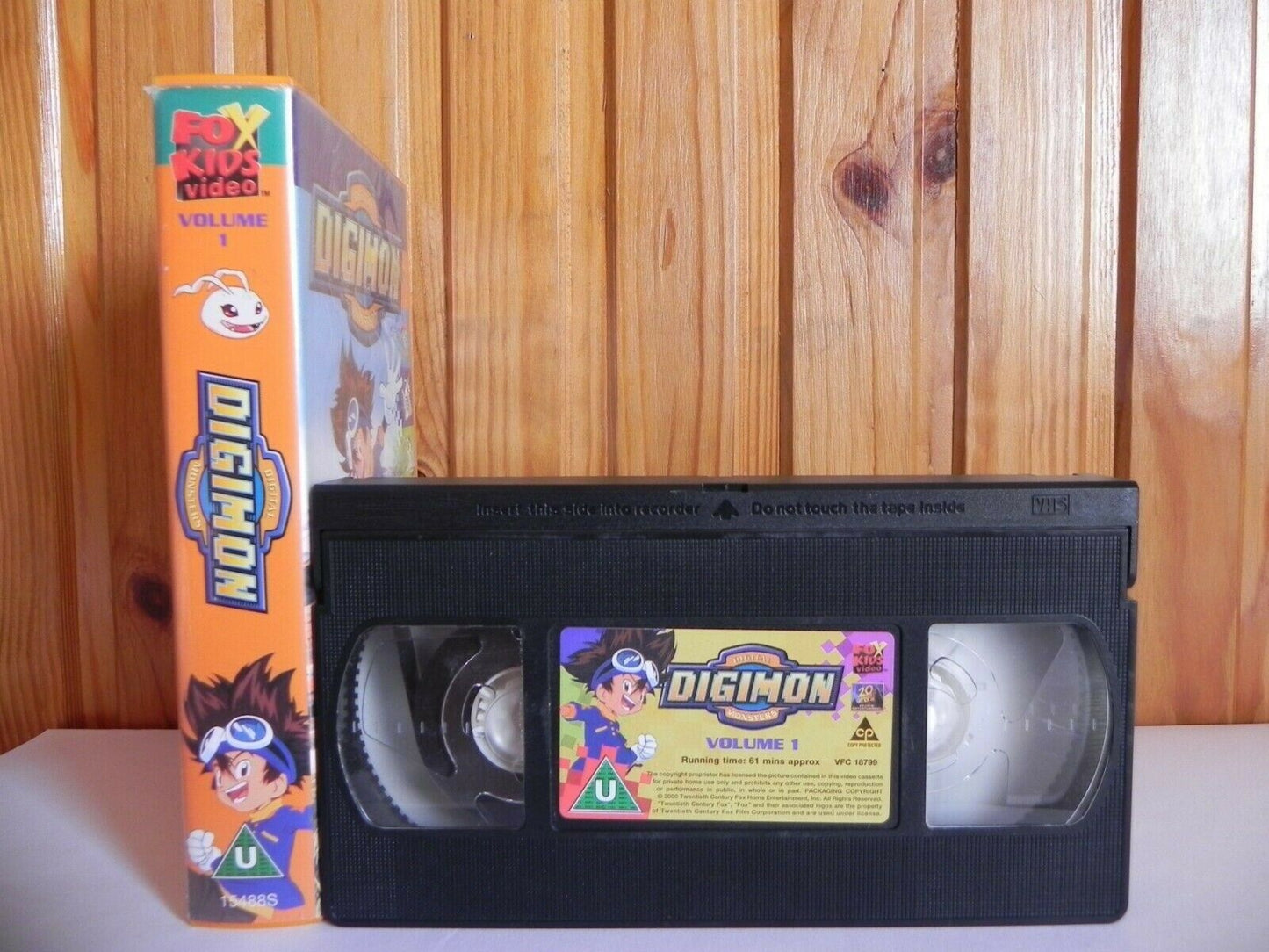 Digimon - Volume 1 - Fox Kids - Animated - Adventure - 3 Episodes - Kids - VHS-