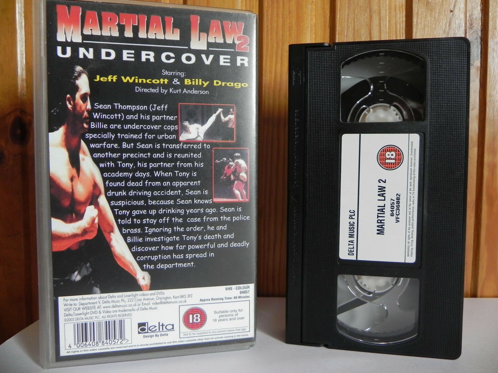 Martial Law 2: Undercover - Delta - Martial Arts - Cynthia Rothrock - Pal VHS-
