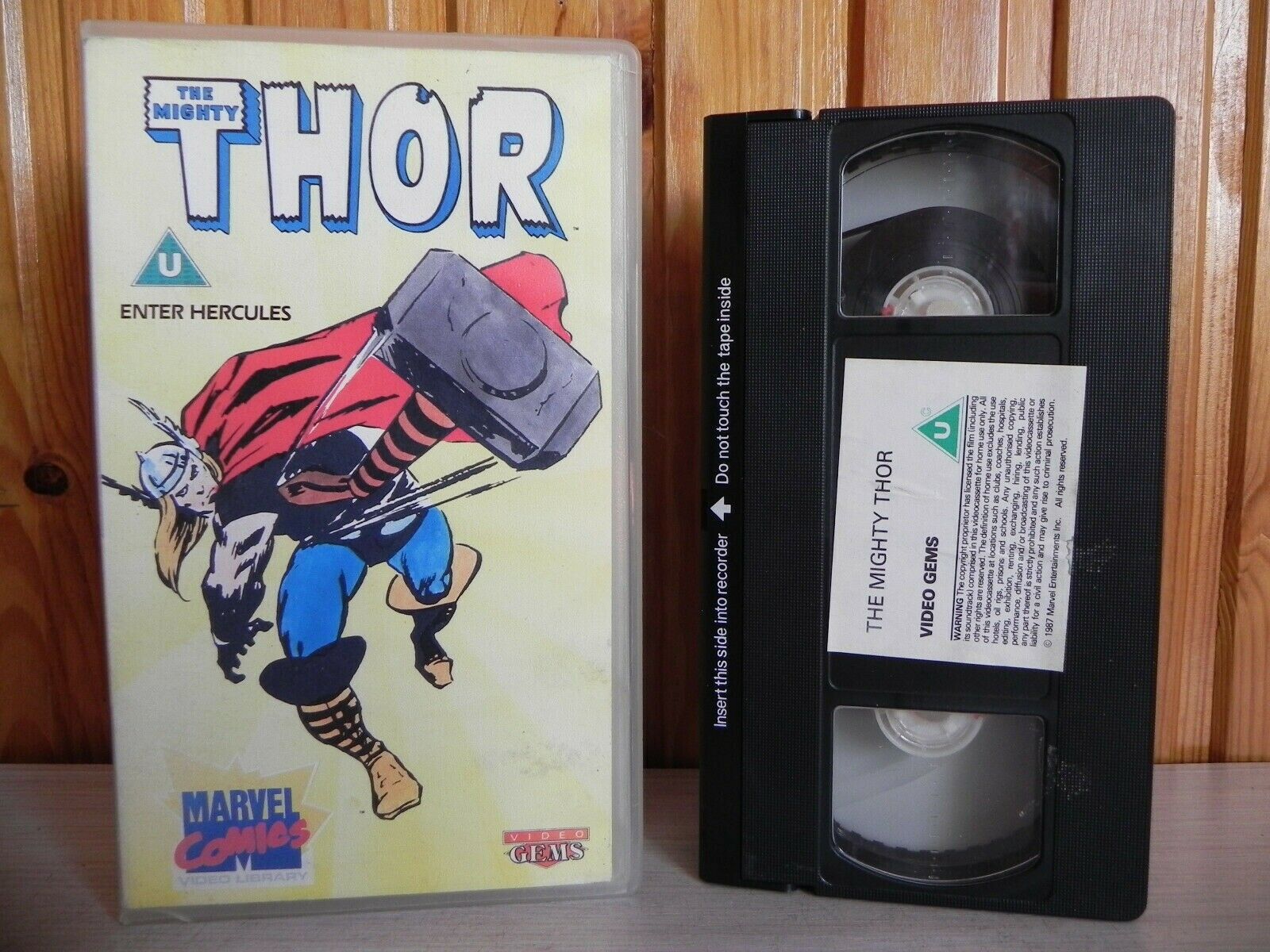 Thor - Enter Hercules - Marvel Comics Video Library - Four Episodes - Kids - VHS-
