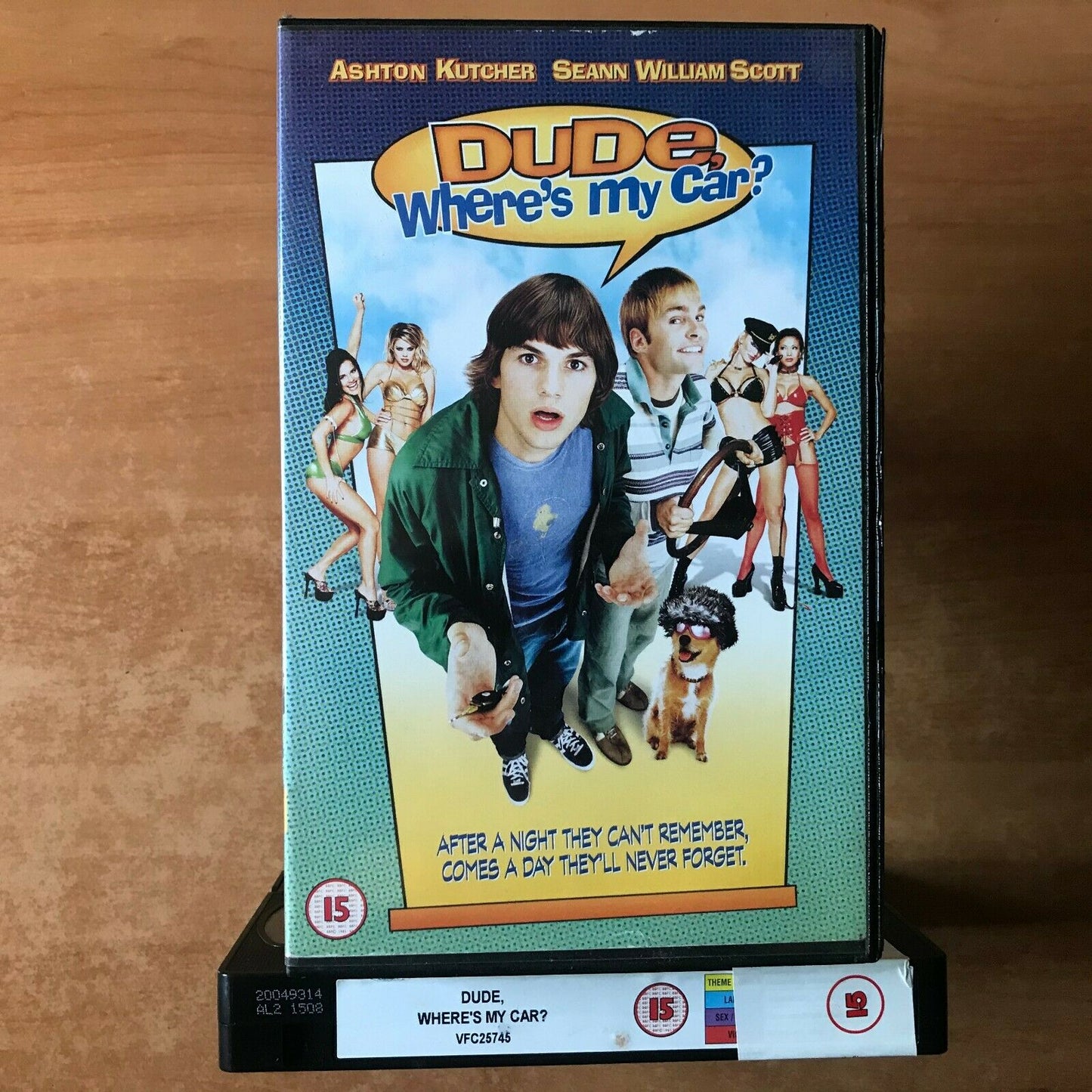 Dude Where's My Car (2000): Comedy [Large Box] Rental - Ashton Kutcher - Pal VHS-