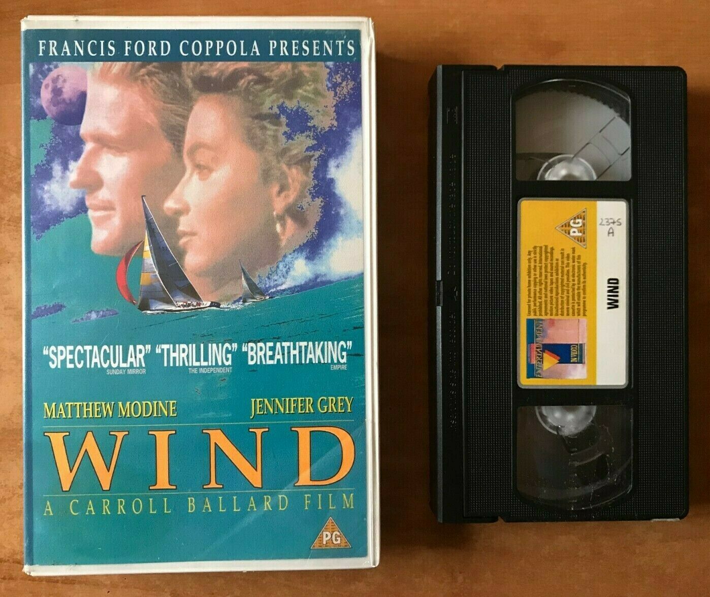 Wind (1992); [Caroll Ballard] Romantic Adventure [Francis Ford Coppola] Pal VHS-