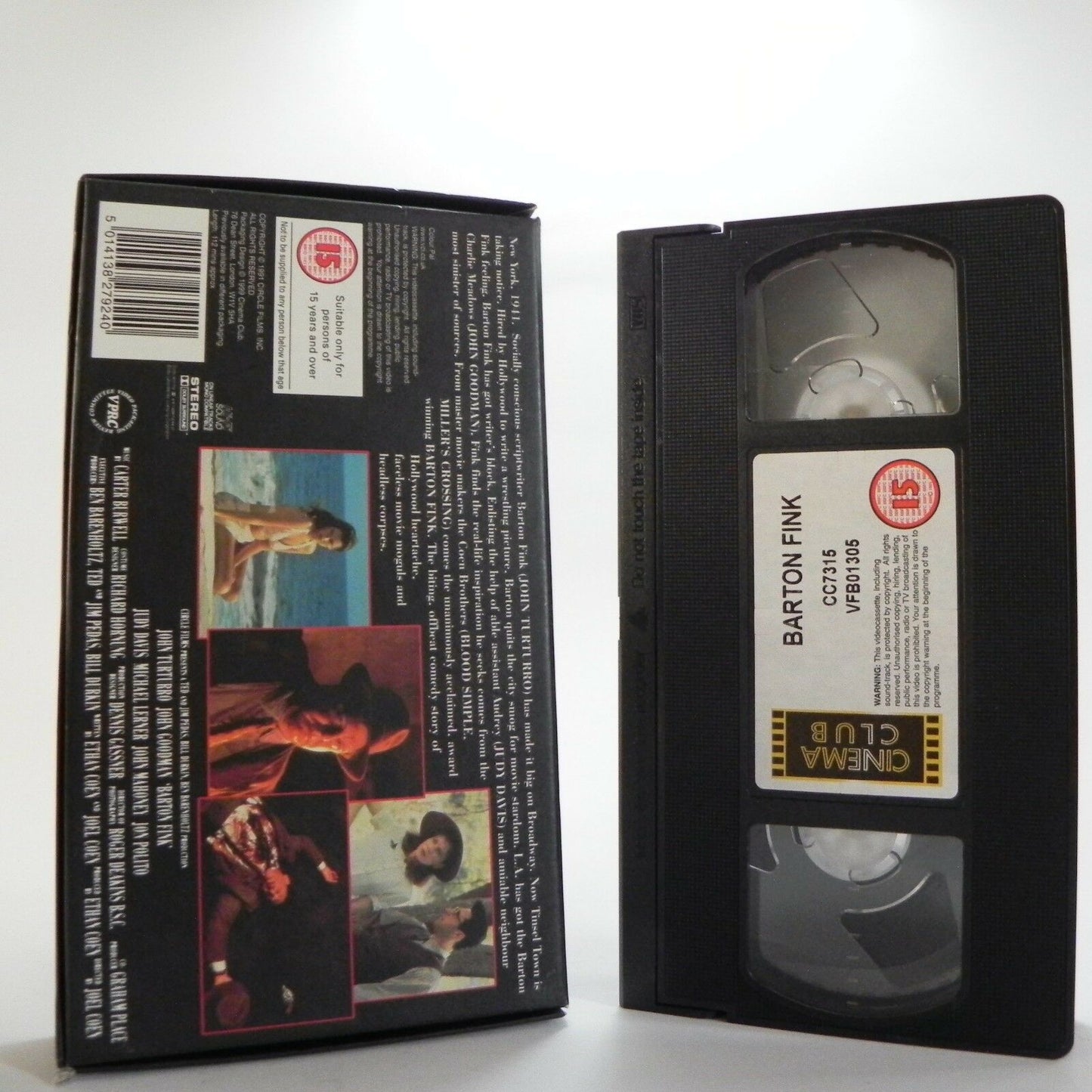 Barton Fink: Film By J. And E.Coen - Comedy/Drama (1991) - J.Goodman - Pal VHS-