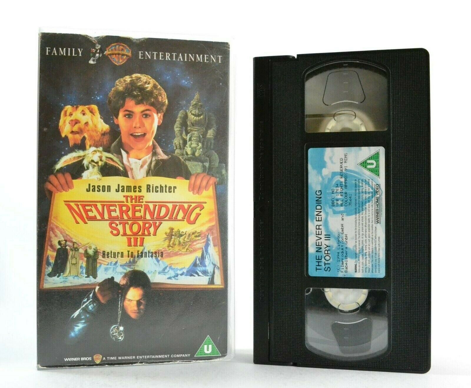 The Neverending Story 3: Return To Fantasia - Fantasy Classic - Children's - VHS-