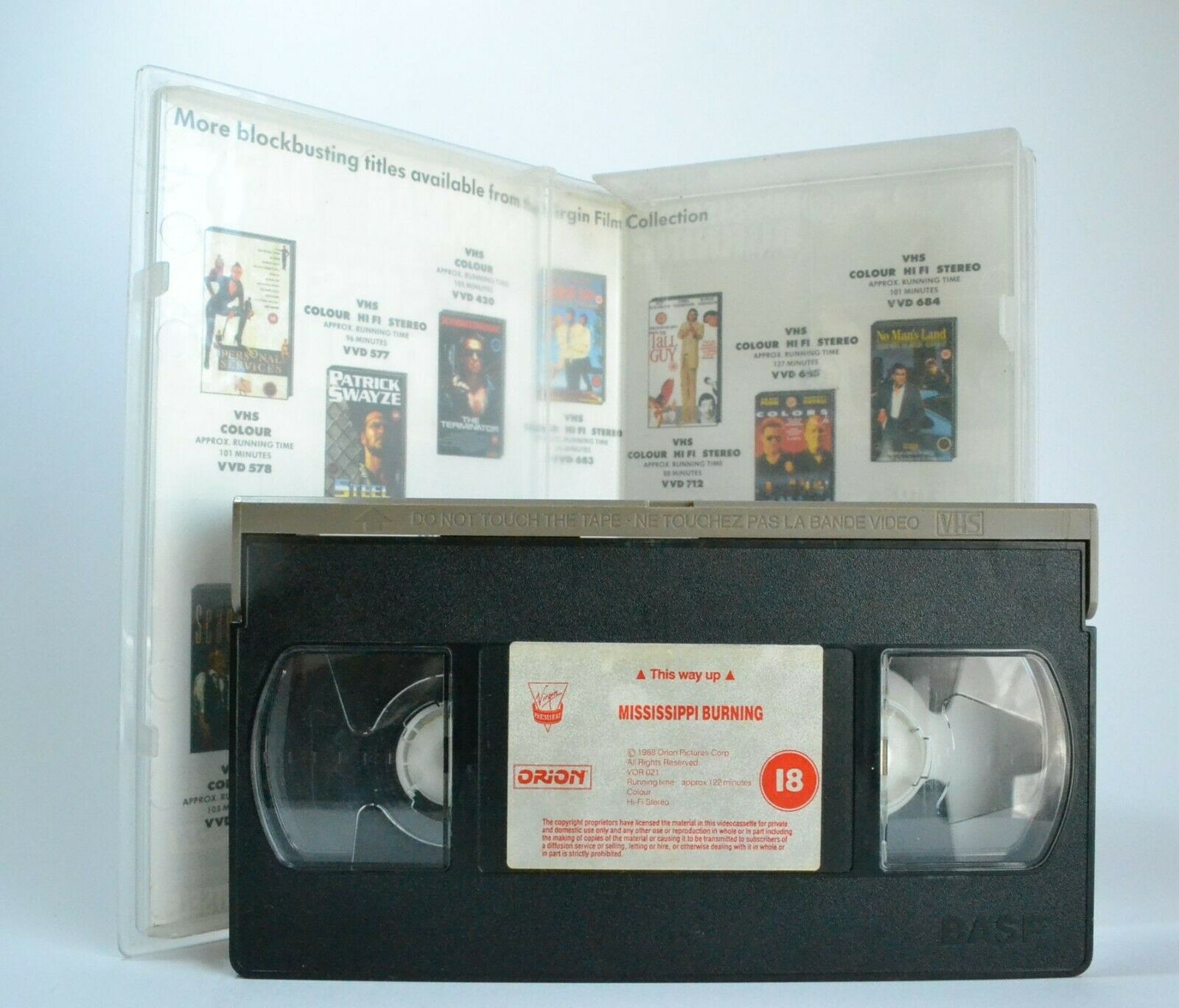 Mississippi Burning: Ku Klux Klan Investigation - (1988) Crime Thriller - VHS-
