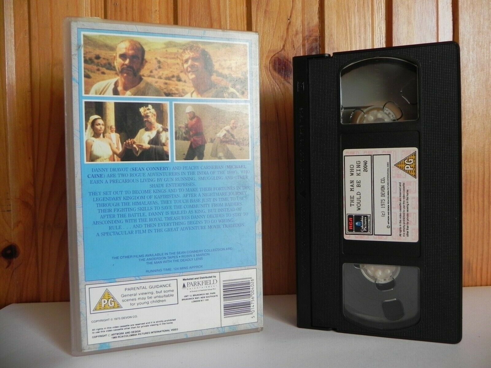 The Man Who Would Be King - Hollywood Classic - 1880's India Adventures - VHS-