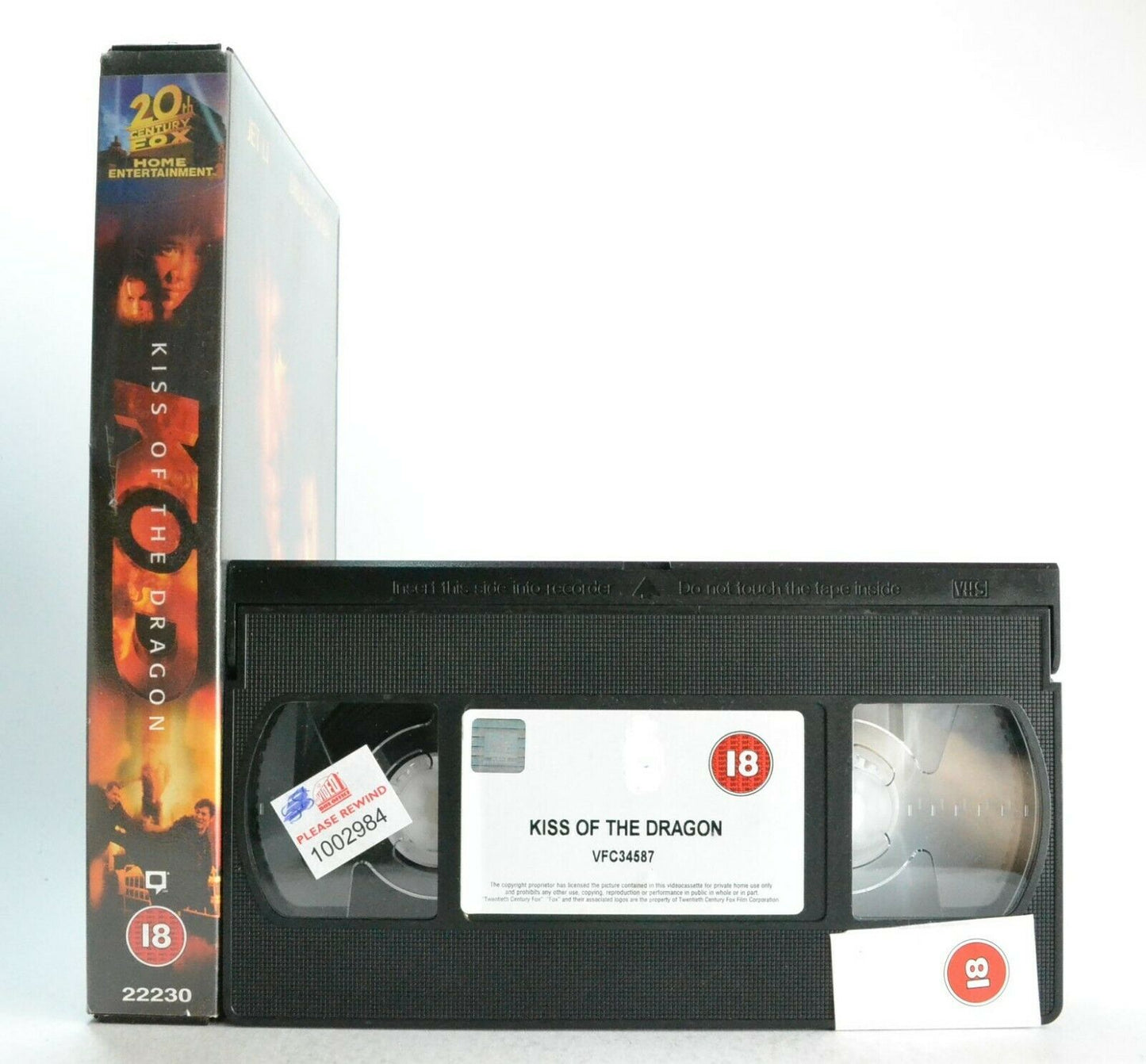 Kiss Of The Dragon: Jet Li - Martial Arts - Action - Large Box - Ex-Rental - VHS-