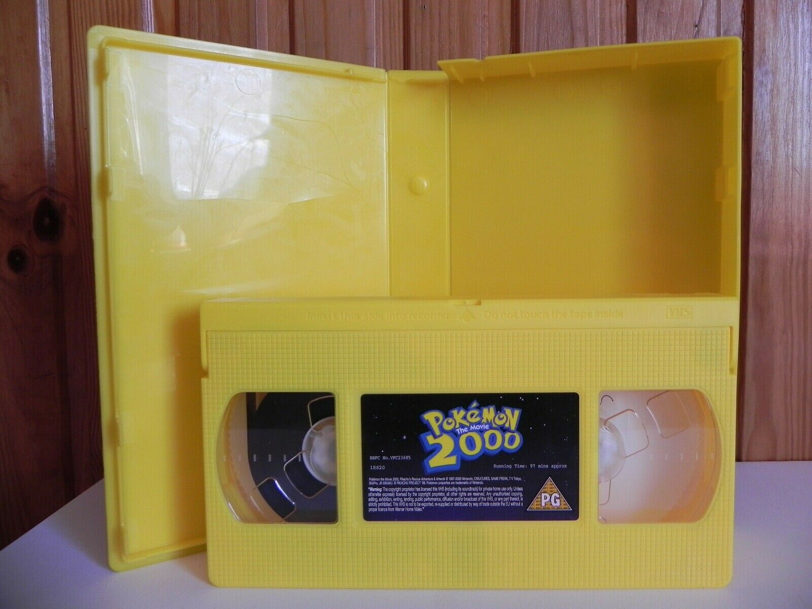Pokemon 2000: The Movie - Warner Family - Adventure - Animated - Kids - Pal VHS-