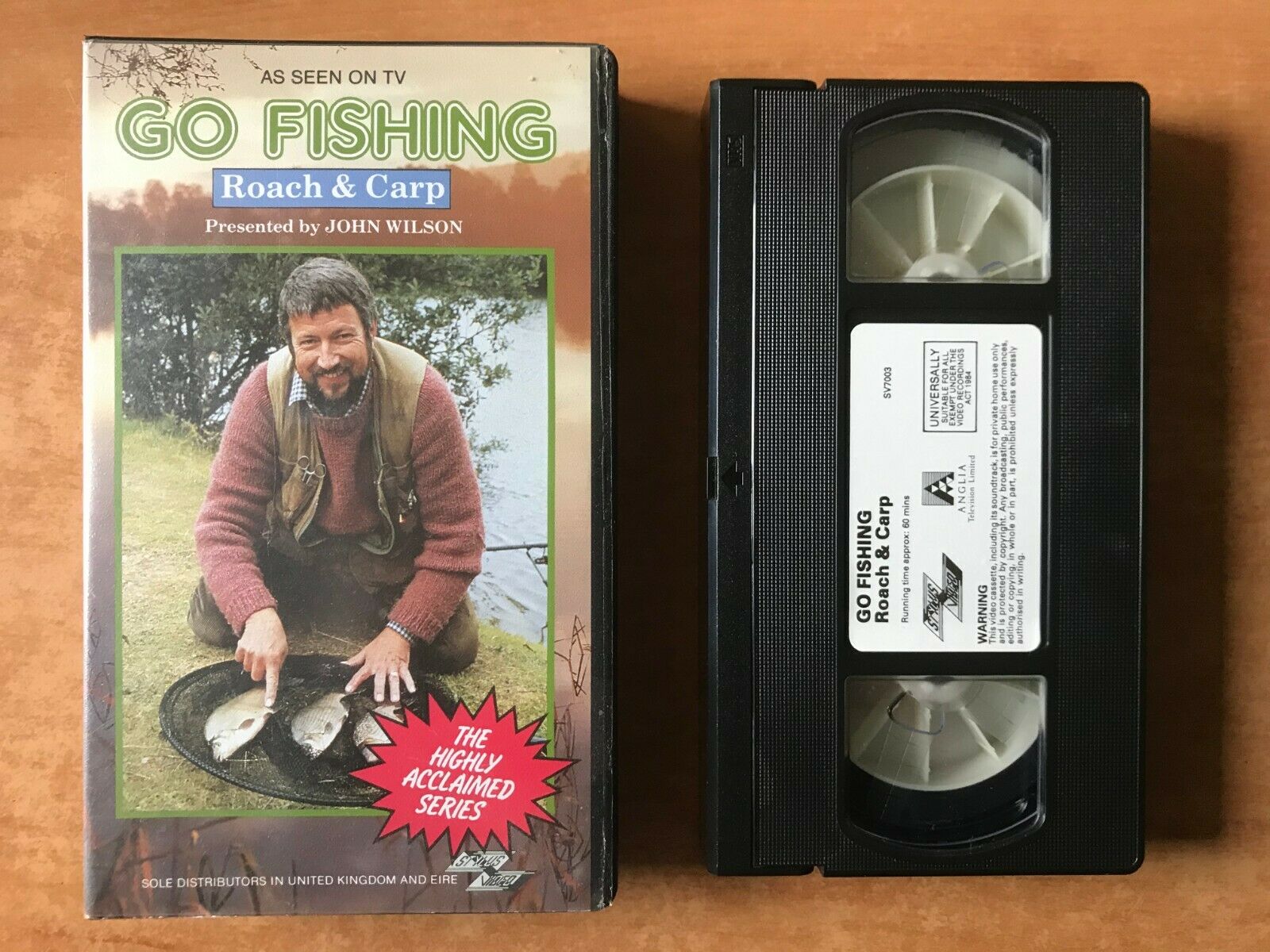 Go Fishing: Roach And Carp (Stylus Video); [John Wilson] Luke Felton - Pal VHS-