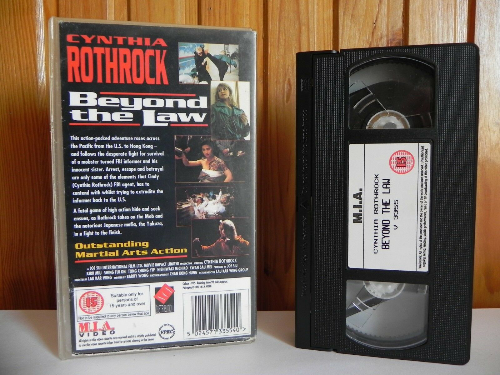 Beyond The Law - M.I.A. Video - Action - Martial Arts - Cynthia Rothrock - VHS-