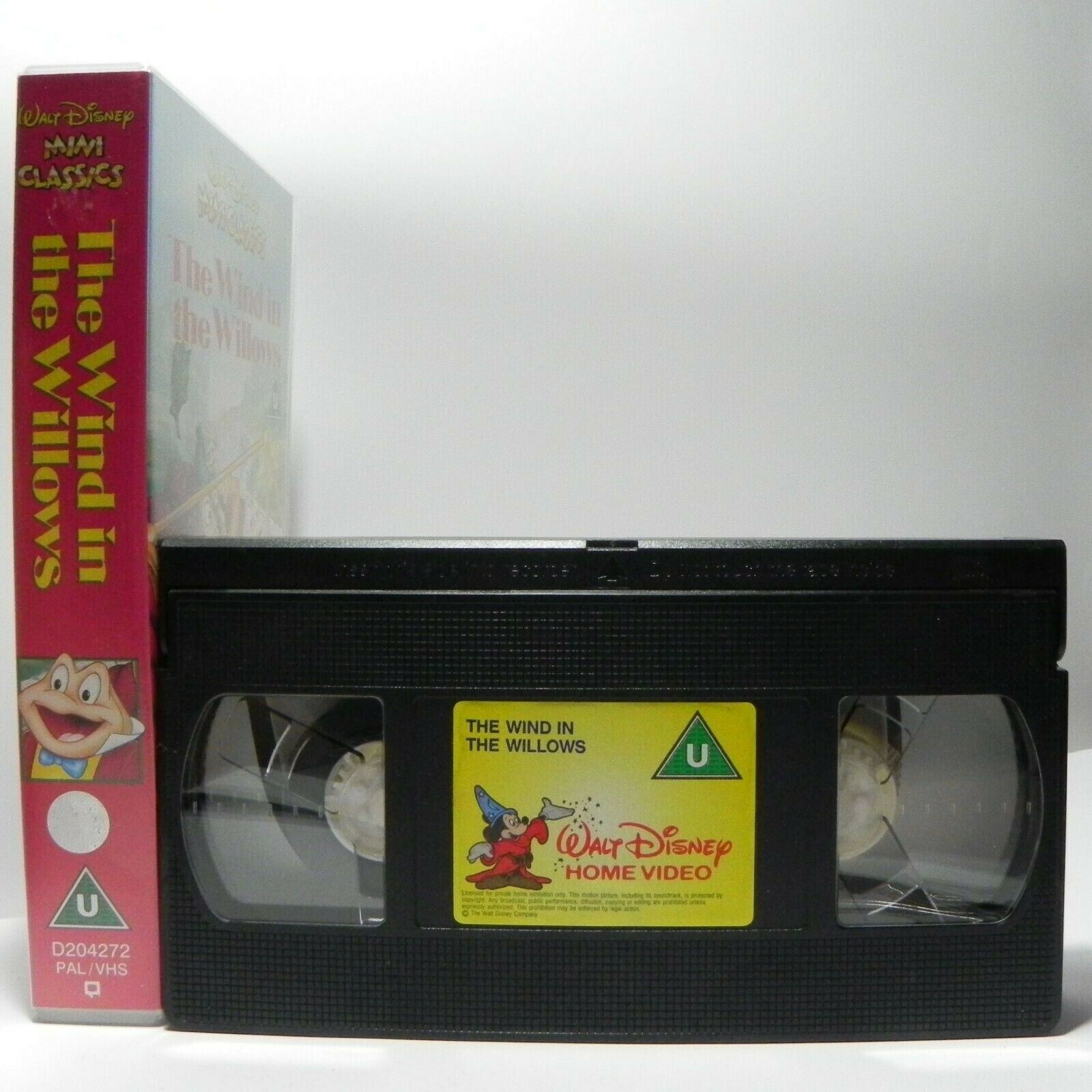 The Wind In The Willows - Walt Disney Classic - Animated - Magical Stories - VHS-